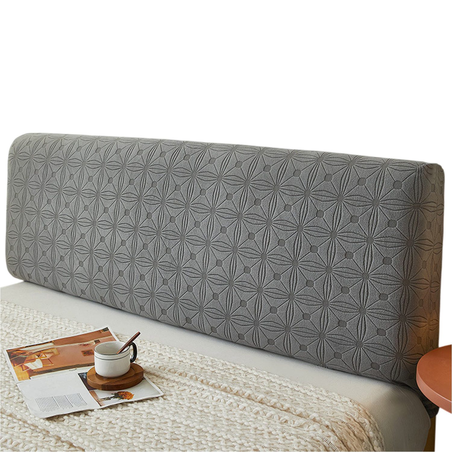 Refttenw Betthusse Bettkopfteil Hussen Bett Kopfteil Bezug Staubdicht Schutzhülle, Kopfteilbezug 150/180/200cm Für Doppelbett Einzelbett