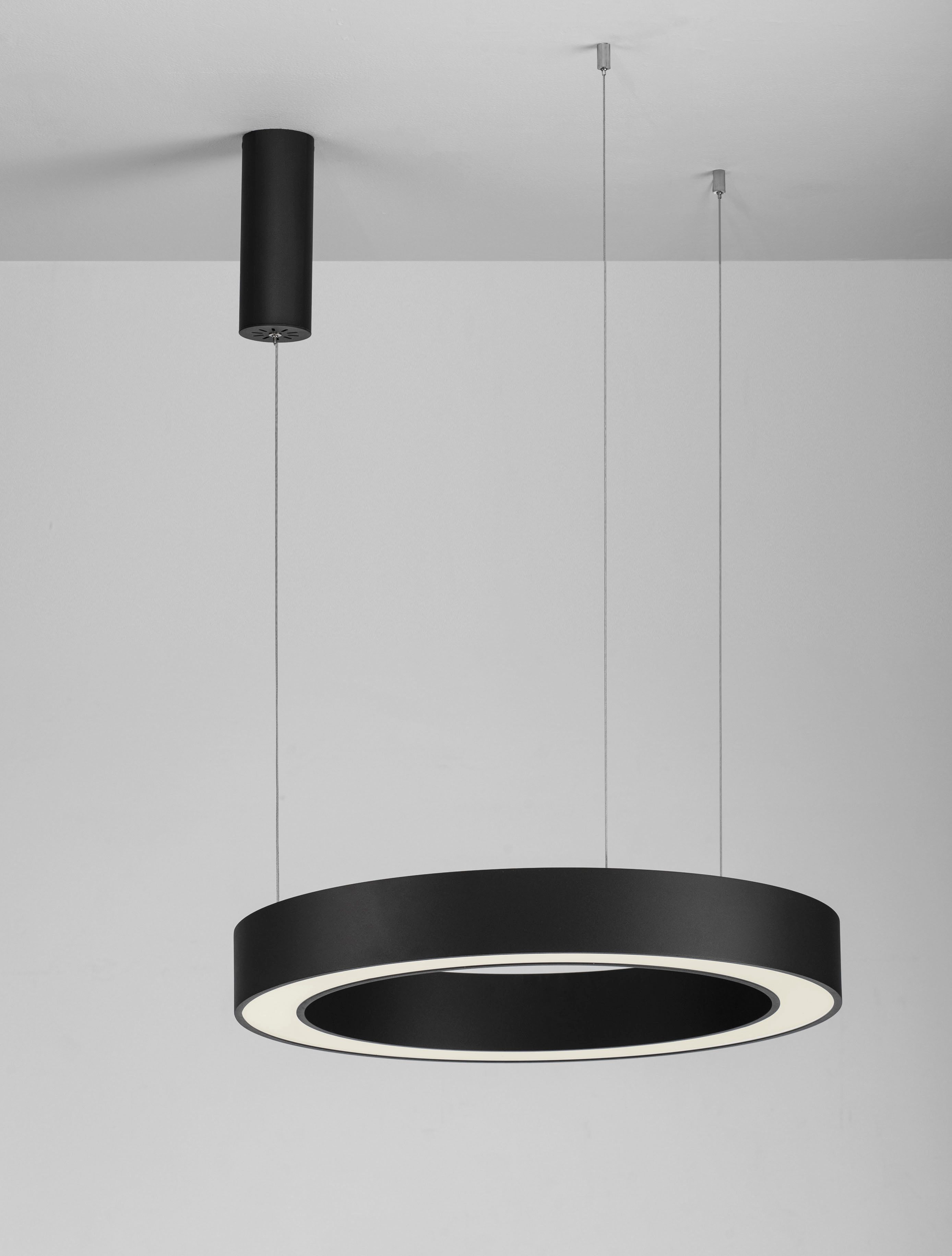 Nova Luce LED-Hängeleuchte MORBIDO, dimmbar über Fernbedienung, LED fest integriert, Warmweiß