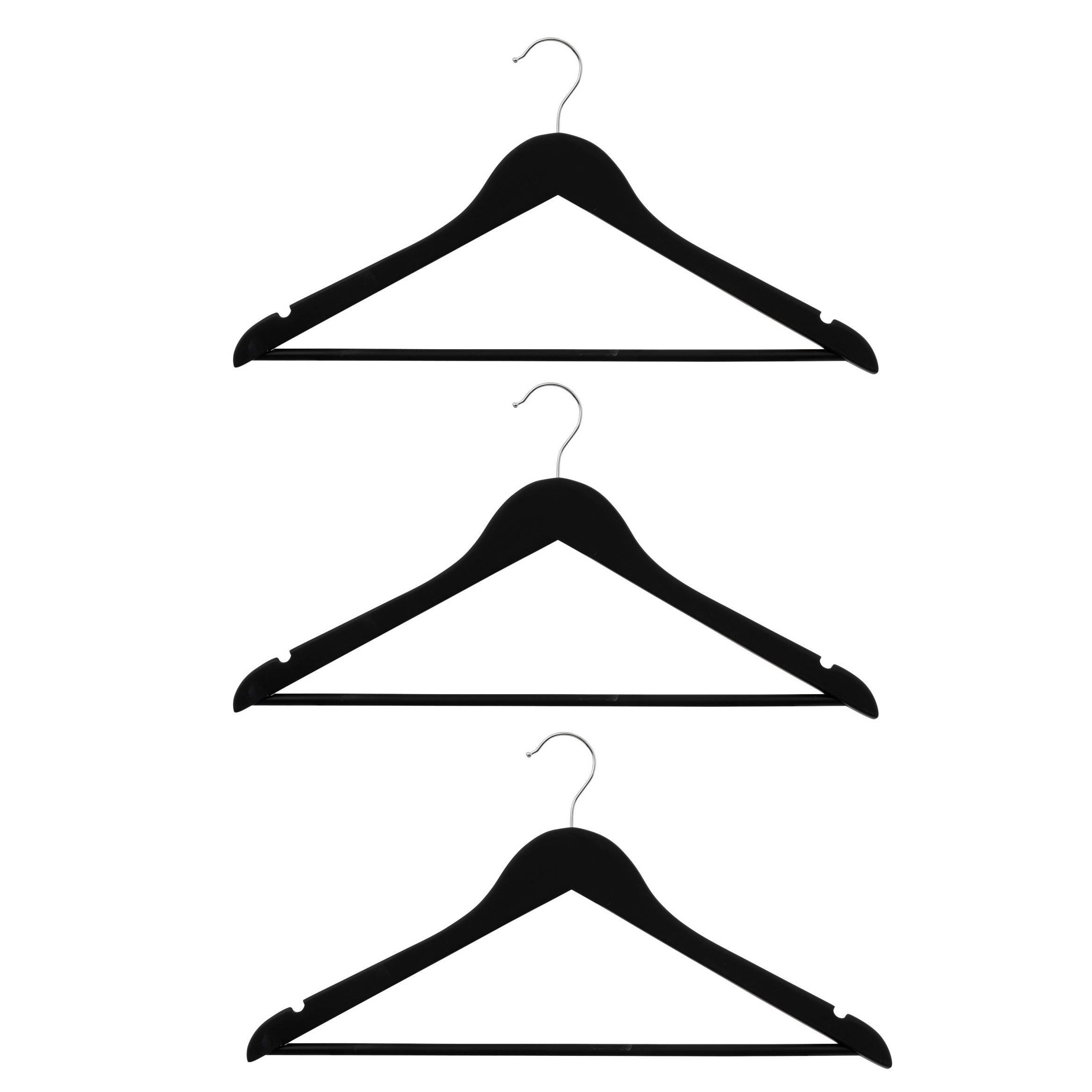 5five Simply Smart Kleiderbügel, (einzeln, 1-tlg) schwarz