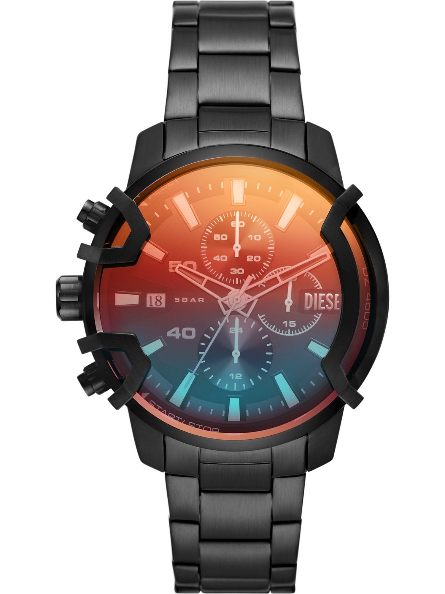 Chronograph Diesel Herren-Uhren Analog Quarz