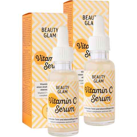 BEAUTY GLAM Gesichtspflege-Set Vitamin C Serum, 2-tlg.