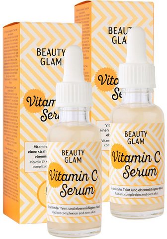BEAUTY GLAM Gesichtspflege-Set Vitamin C Serum 2-t...