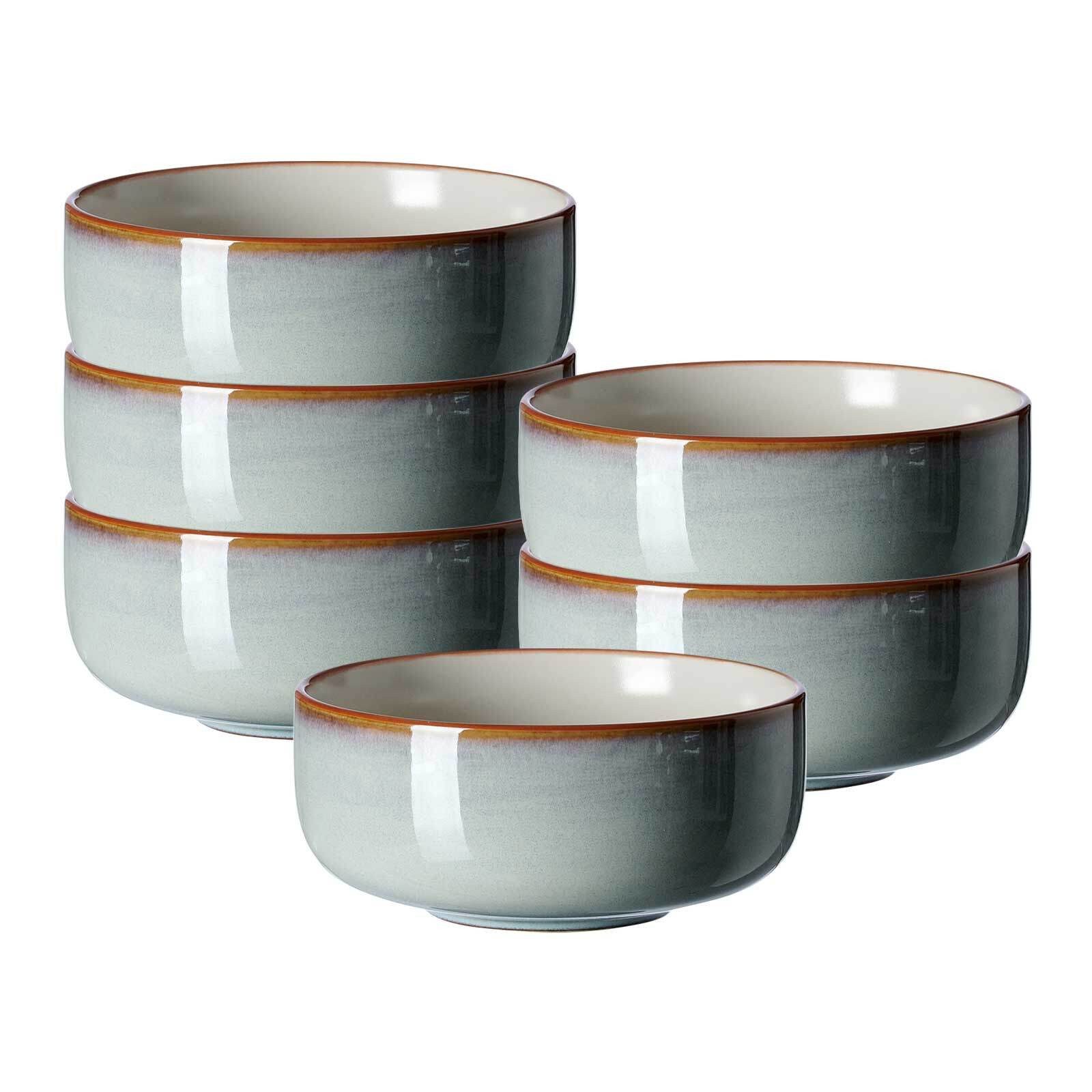 Ritzenhoff & Breker Schale Portofino Müslischalen ø 14,5 cm 6er Set, Steinzeug, (6x Schale, 6-tlg)