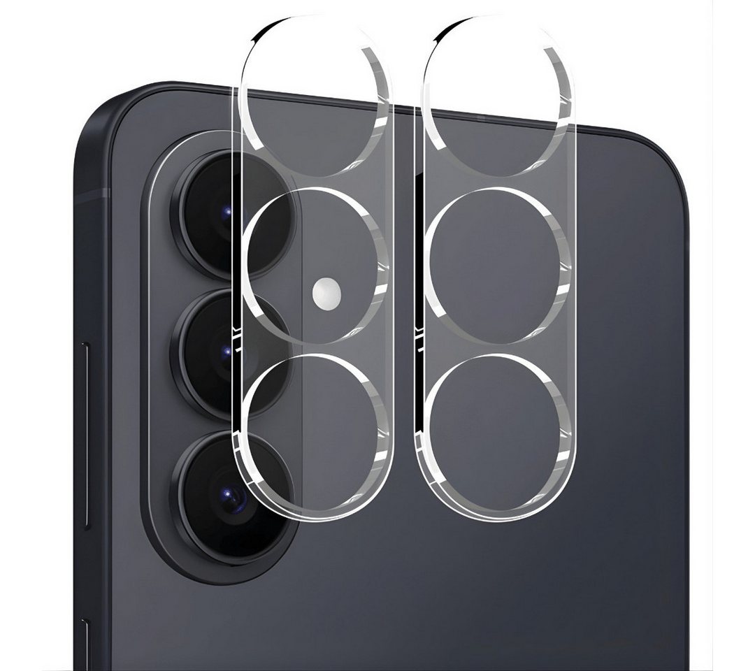SmartUP Displayschutzglas 2X Kameraglas für Samsung Galaxy S26 / Ultra / Plus Panzerfolie Linse für Samsung Galaxy S26, Linsenschutz, kratz & stoßfest