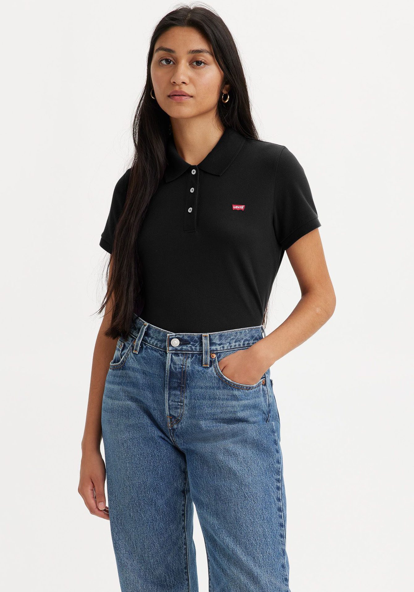 Levi's® Poloshirt LEVI'S HM POLO Piqué aus elastischer Baumwollmischung
