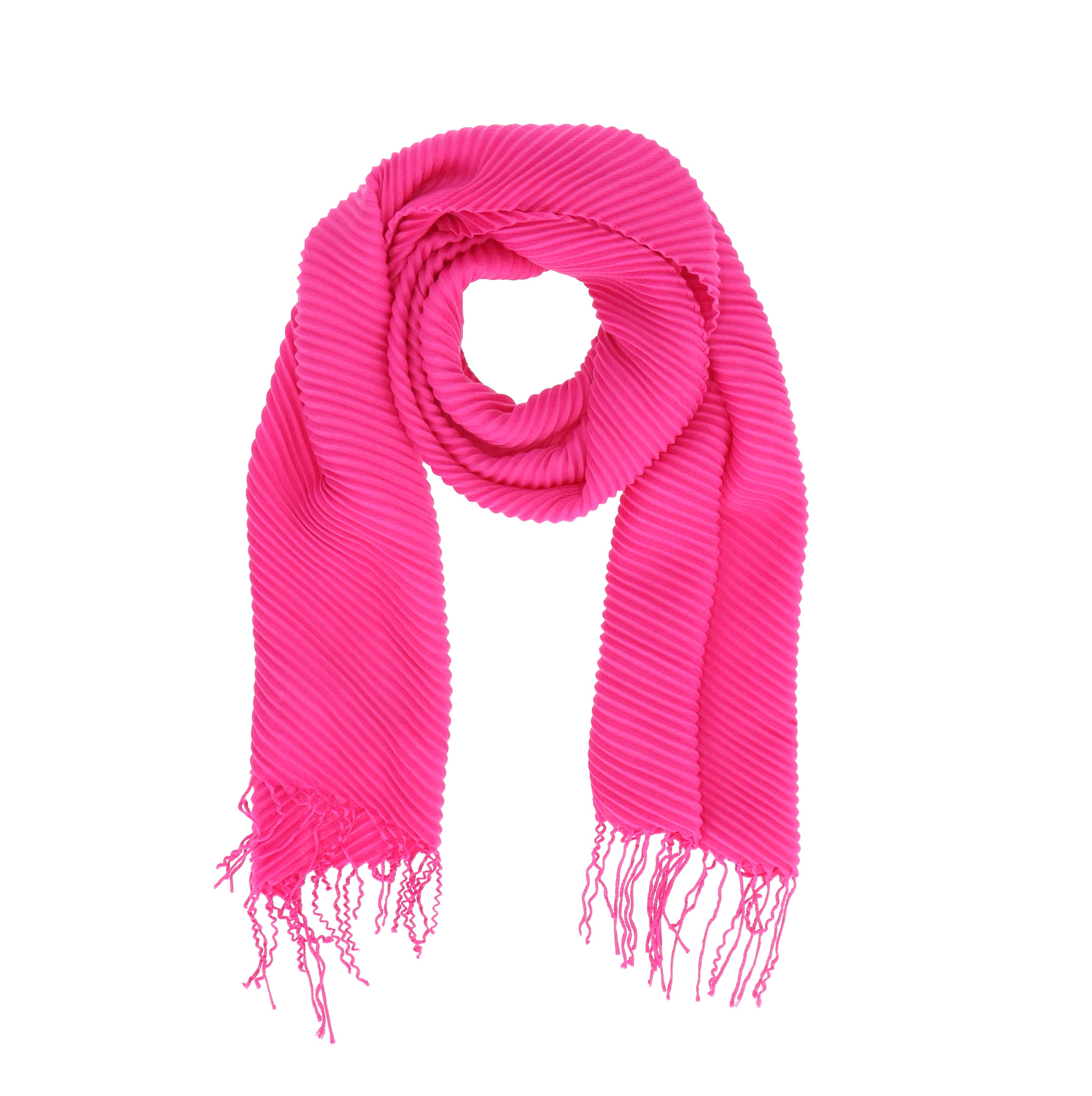 Modeschal pink halsüberkopf Plissee, tollen Schal Farben! Pashmina in Accessoires