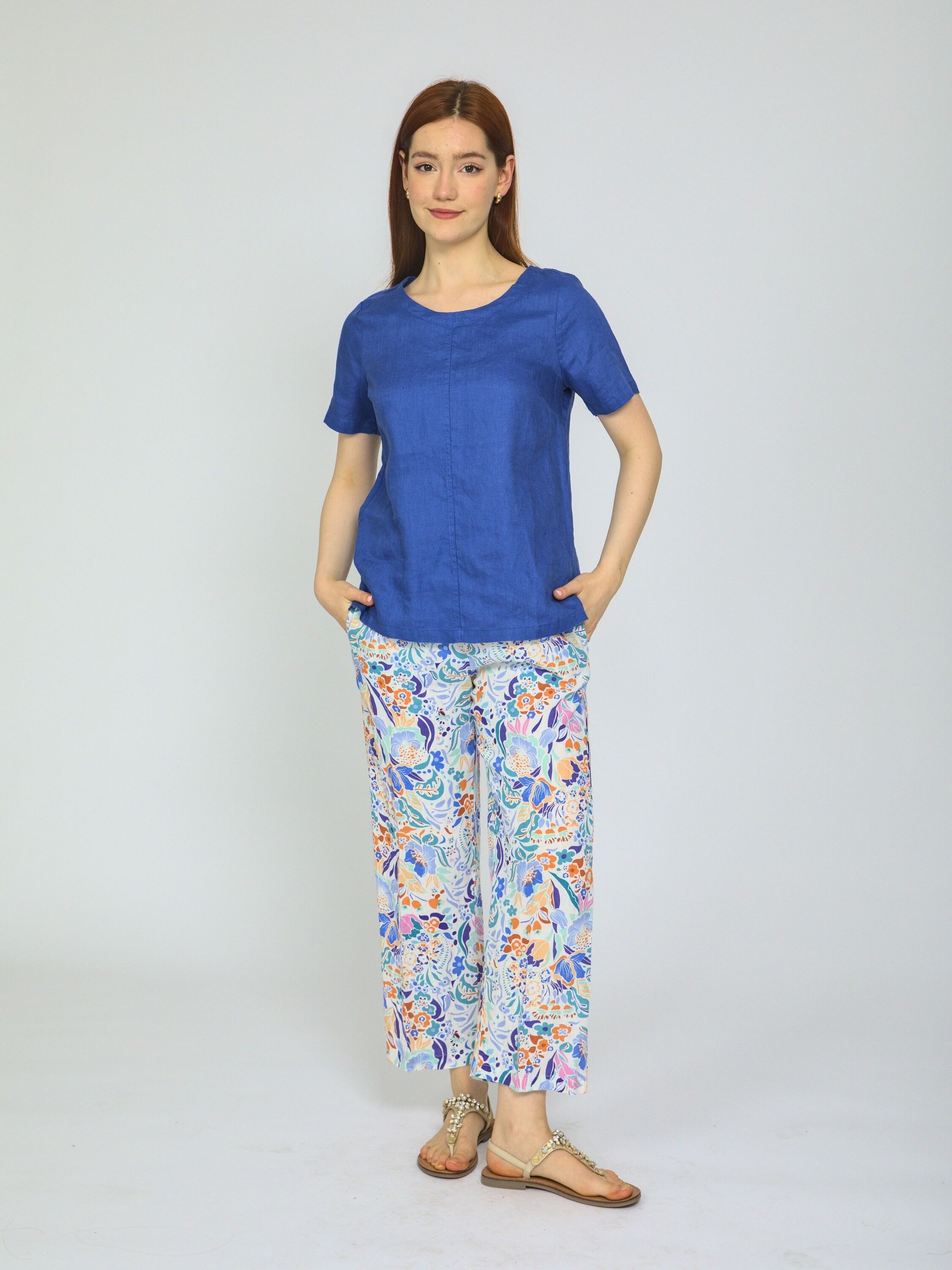 VICCI Germany Stoffhose aus Leinen
