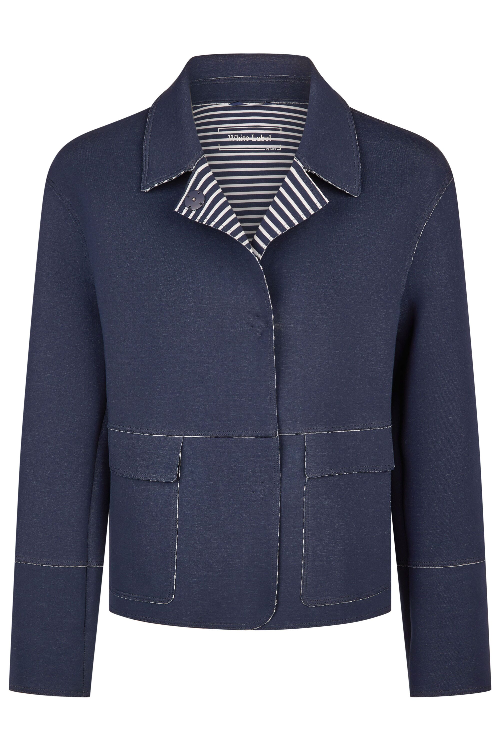 White Label Cargojacke mit leicht asymmetrischem günstig online kaufen
