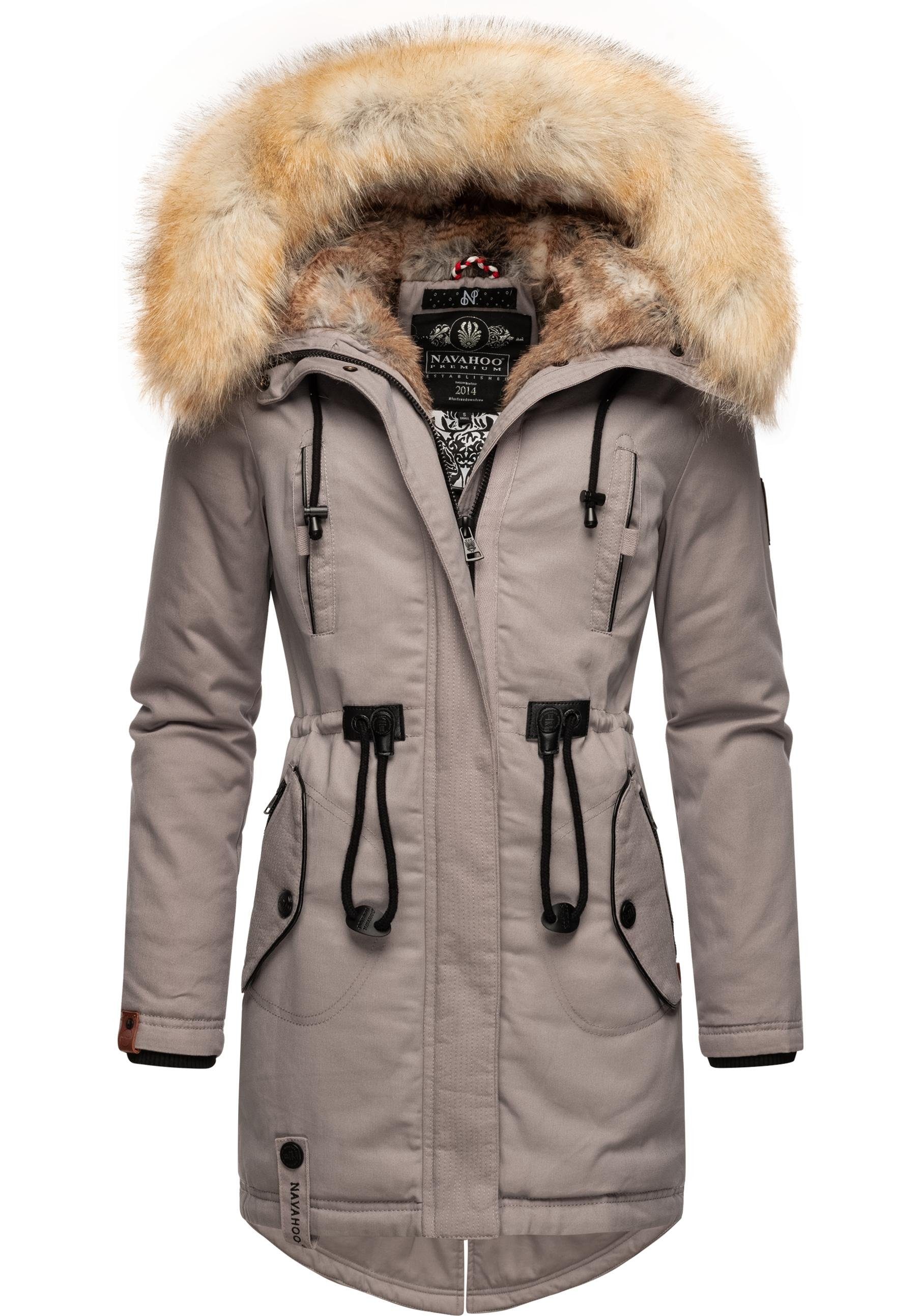 Navahoo Wintermantel Bombii stylischer Damen Winterparka günstig online kaufen