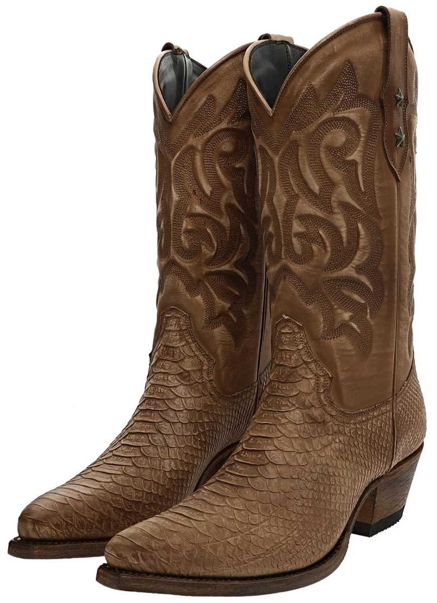 Mayura Boots ALABAMA Braun Cowboystiefel Rahmengeähte Damen Westernstiefel