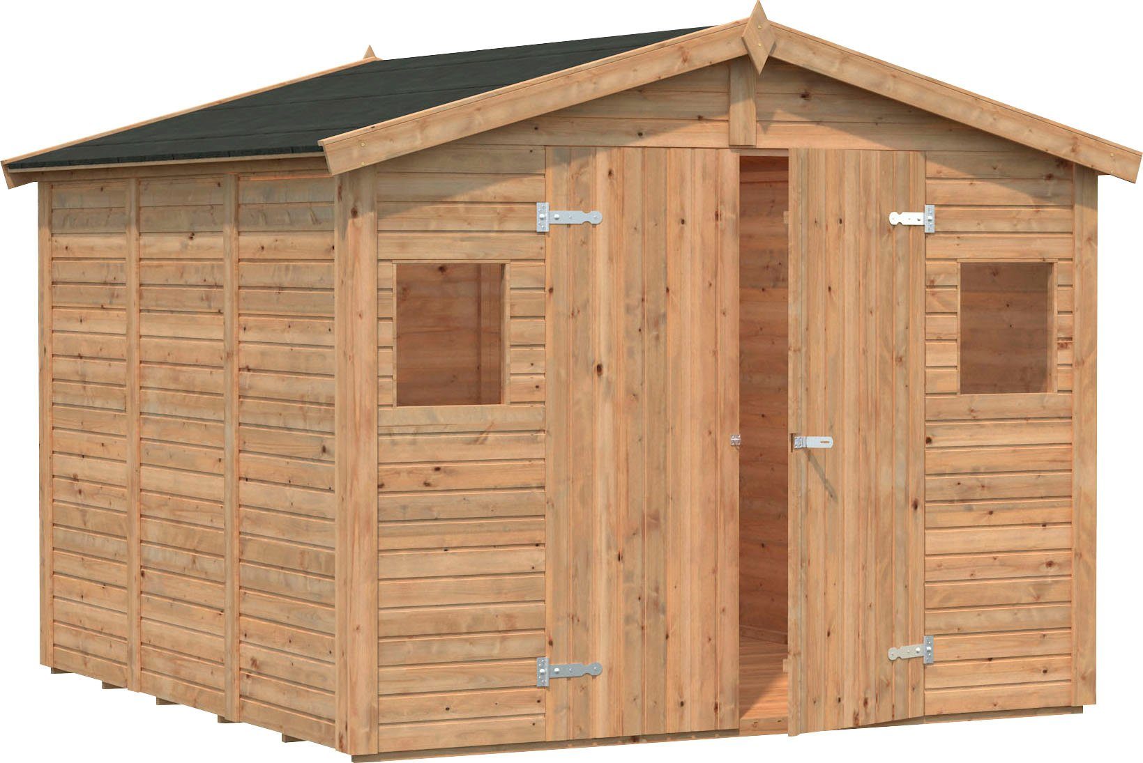 Palmako Gerätehaus Dan, BxT: 295x324 cm, hellbraun