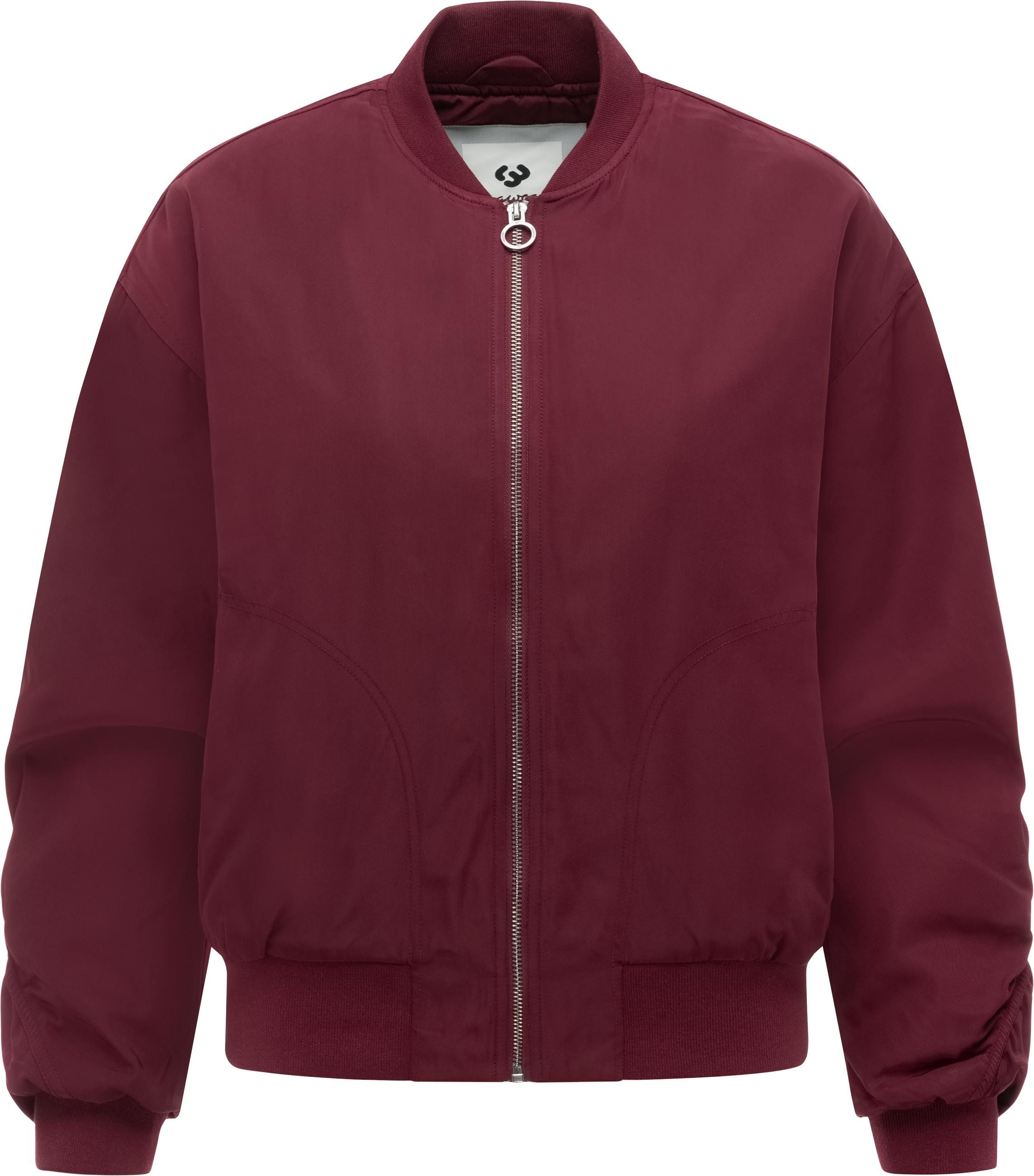 Ragwear Outdoorjacke Allyra Y Leichte Übergangs-Bomberjacke mit Rippkragen, winddicht