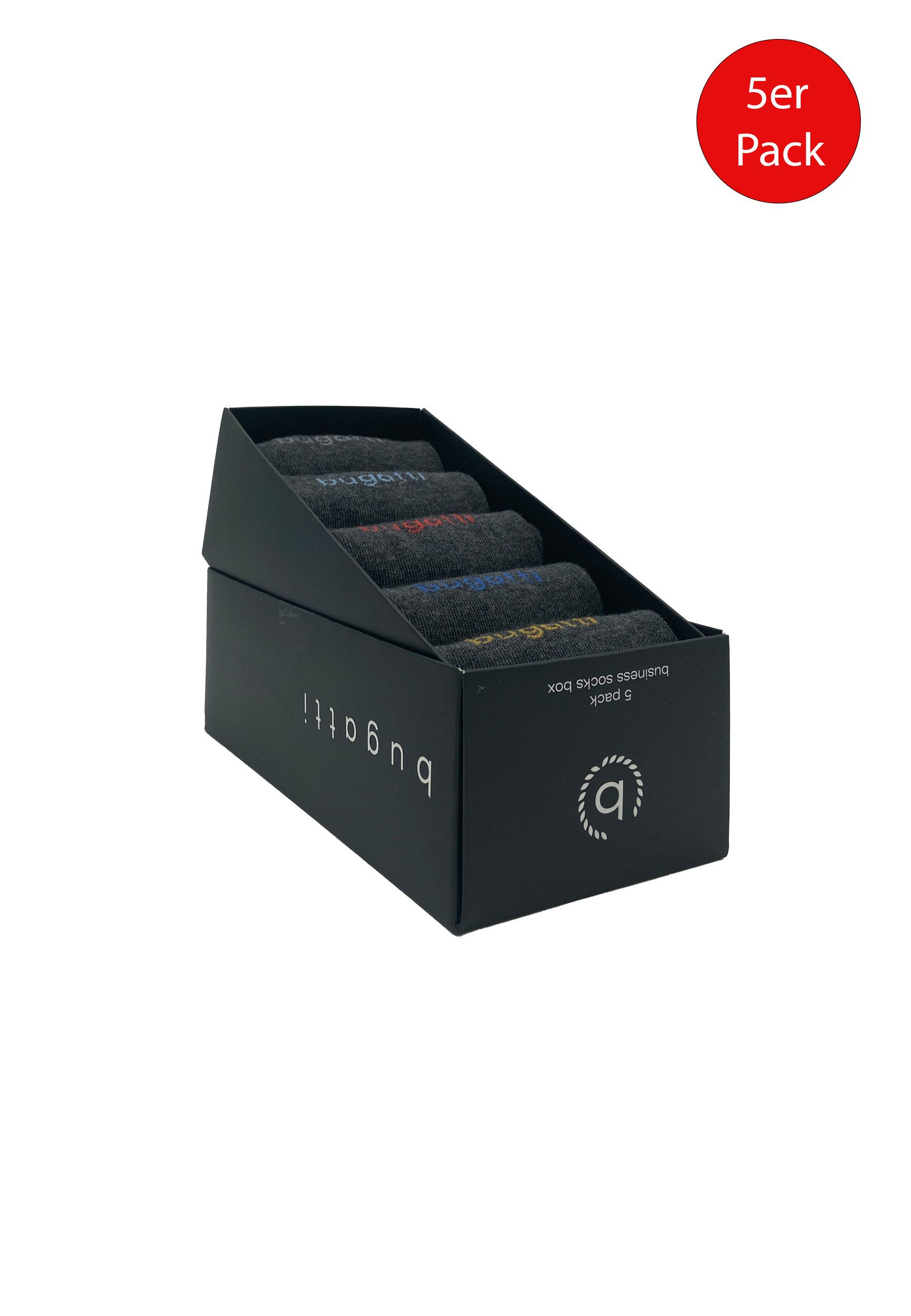 bugatti Socken bugatti Herren Socken Geschenkbox 5er Pack Baumwolle atmungs günstig online kaufen