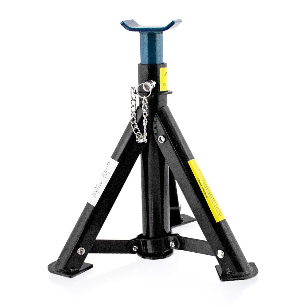 Bituxx Unterstellbock Unterstellböcke 3000 kg Schwarz / Blau, (Spar-Set, 2-St., MS-19922)