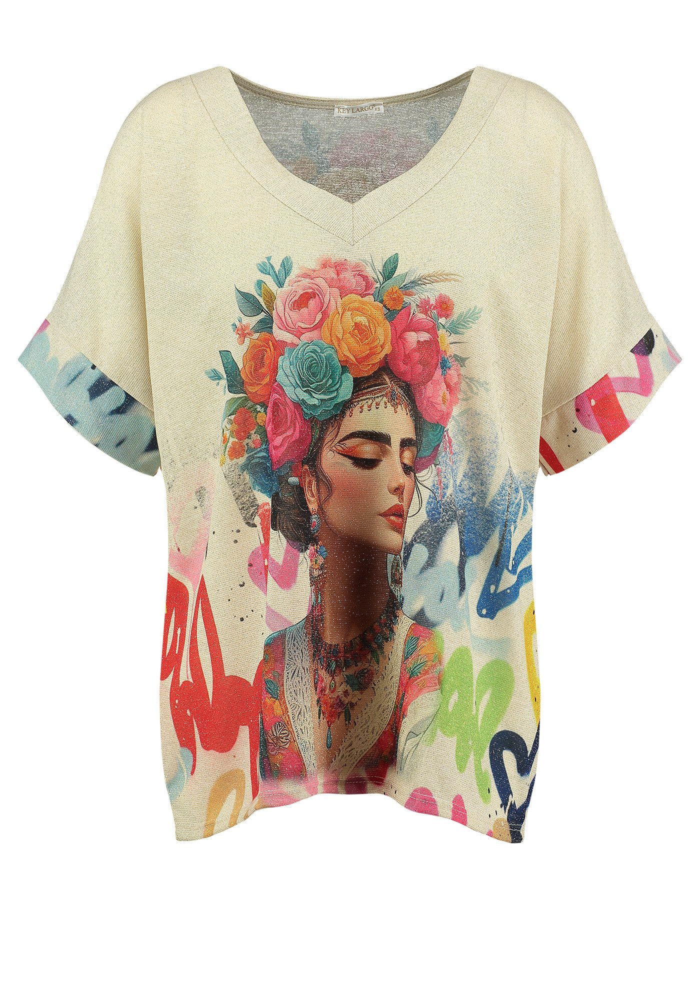 Key Largo T-Shirt WT GRAFFITI v-neck günstig online kaufen