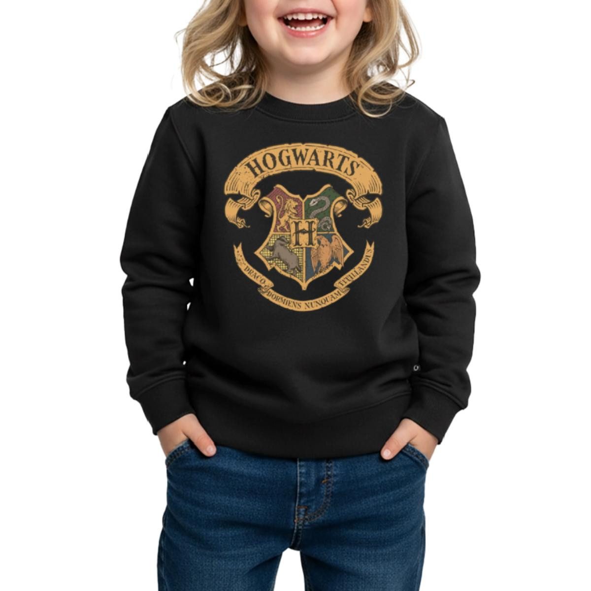 Sweatshirt Harry Potter Hogwarts Wappen Kinder Premium Pullover
