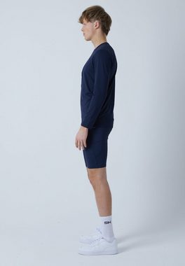 SPORTKIND Funktionsshirt Tennis Rundhals Longsleeve Shirt Jungen & Herren navy blau