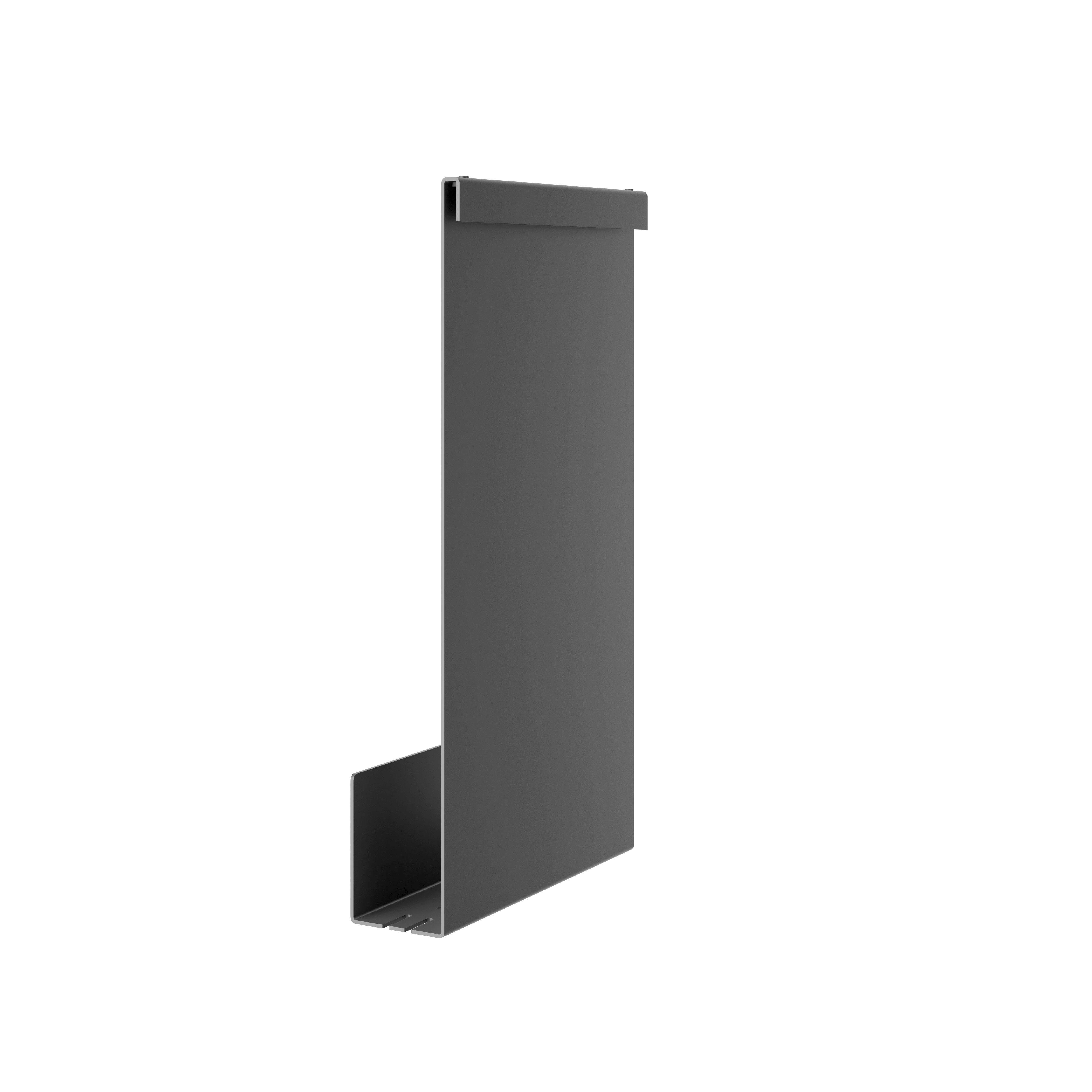 Keuco Duschablage zum Einhängen, 32 cm, abnehmbar, Aluminium schwarz matt, mit Haken, ohne Bohren