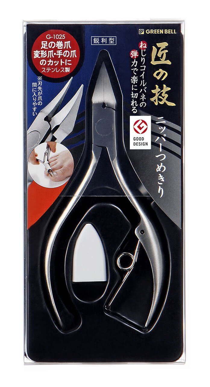 aus G-1025 EDGE Nagelschere Japan Edelstahl Seki handgeschärftes Qualitätsprodukt Nagelzange rostfreiem aus cm, 7x14x1.5