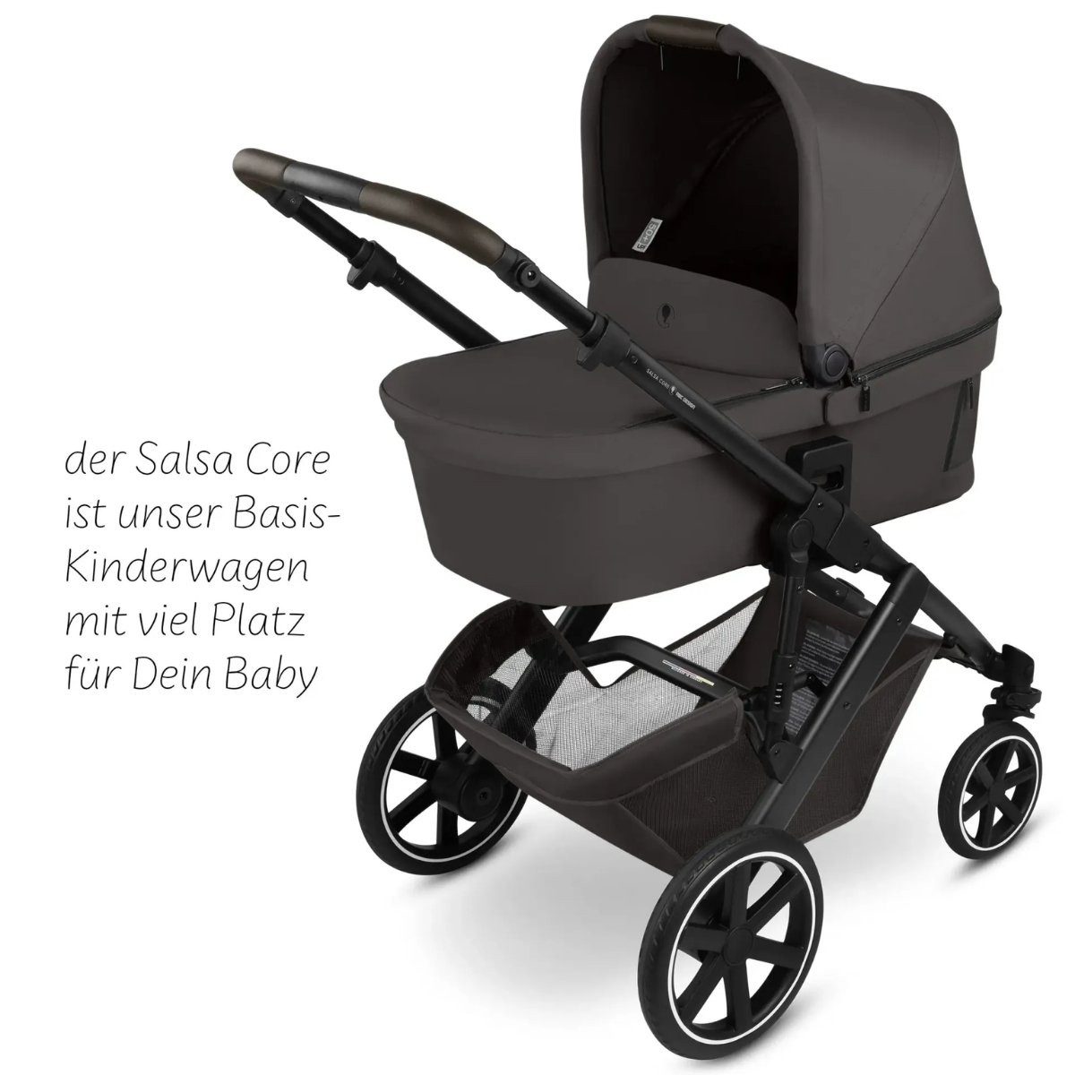ABC Design Kombi-Kinderwagen ABC Design Kinderwagenset Salsa Core 3in1, (3-tlg), mit Babywanne C3 und Babyschalenadapter – Bild 3 von 5