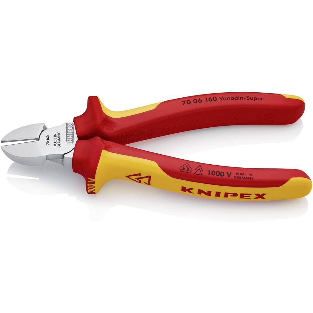 Knipex Seitenschneider VDE-Seitenschneider 70 06 70 06 160, mit Facette