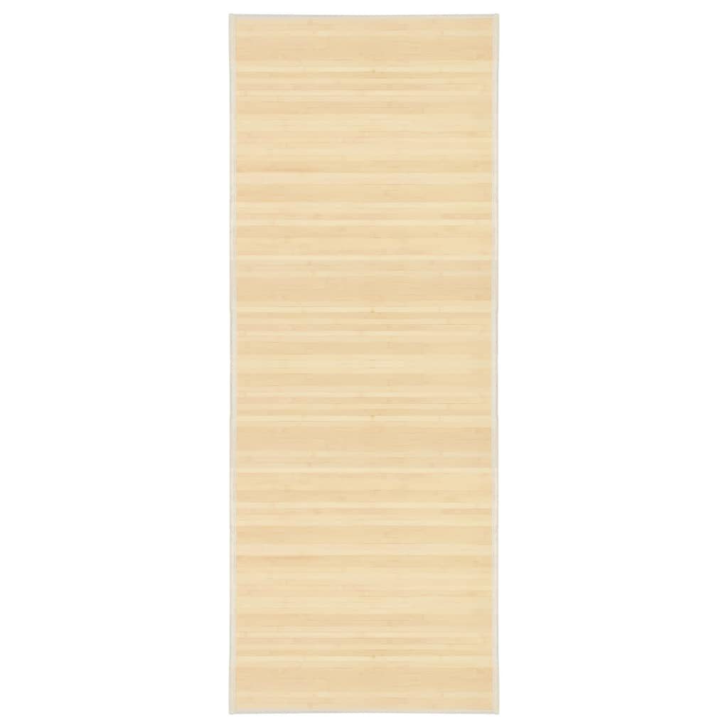 Teppich Bambus 80x200 cm Natur