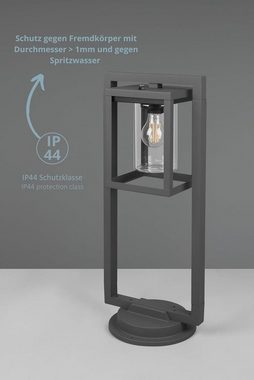lightling Außen-Stehlampe Luna, ohne Leuchtmittel, modernes Außenlicht mit Dämmerungssensor