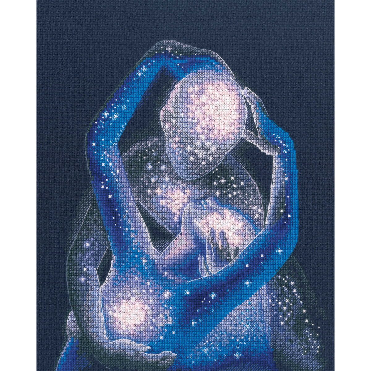 RTO Kreativset Kreuzstich Stickpackung "Du bist mein endloses Universum", Zählmuster, (embroidery kit by Marussia)