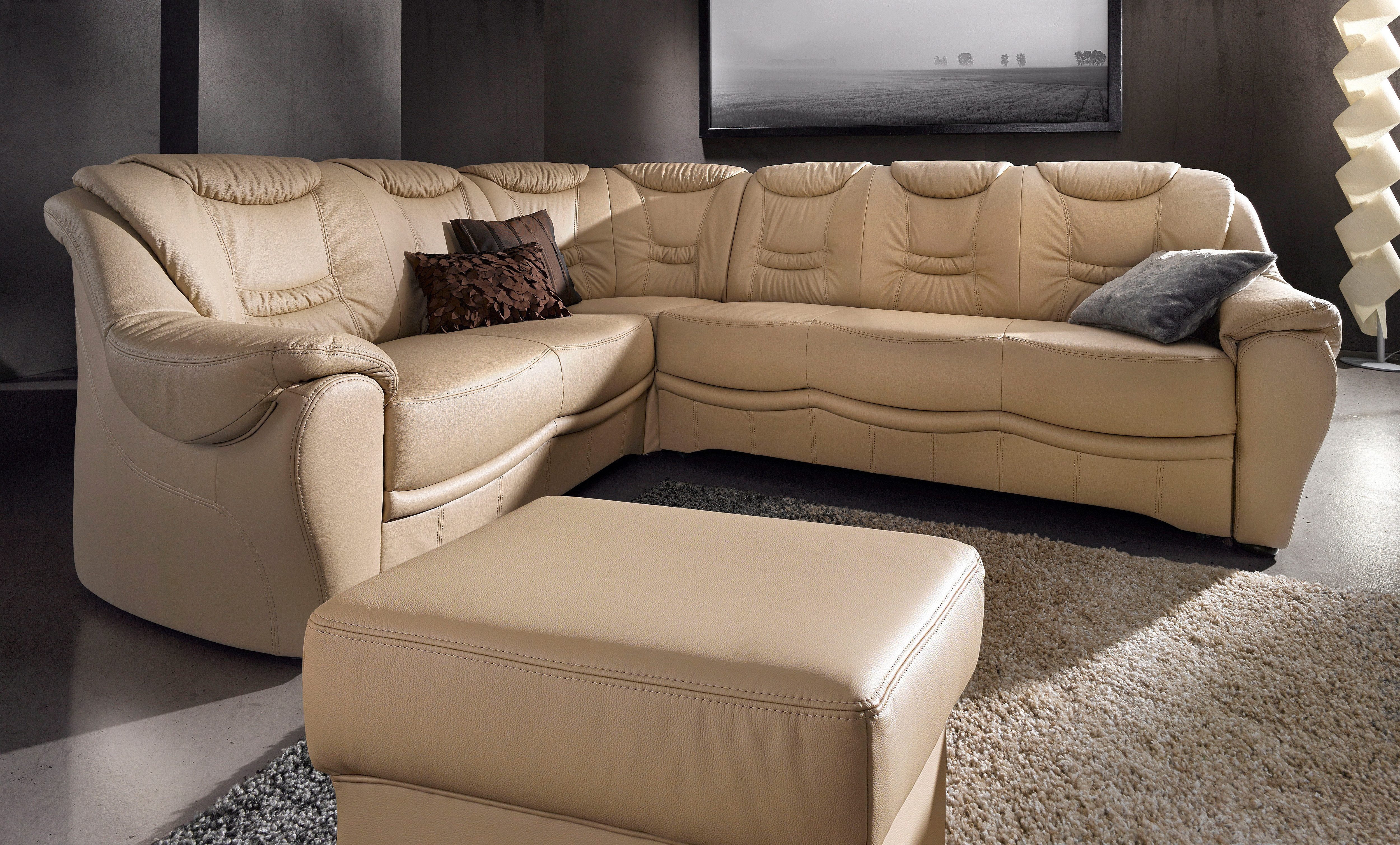 sit&more Ecksofa "Stardust L-Form", wahlweise mit Bettfunktion und Bettkast günstig online kaufen