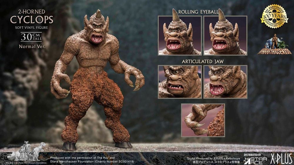 Star Ace Toys Actionfigur Sindbads siebente Reise (Sinbad) Ray Harryhausens Horned Cyclops Soft