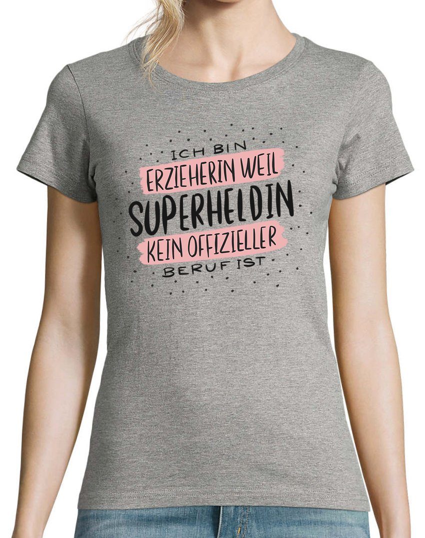 Youth Designz T-Shirt Beste Erzieherin Superheldin günstig online kaufen