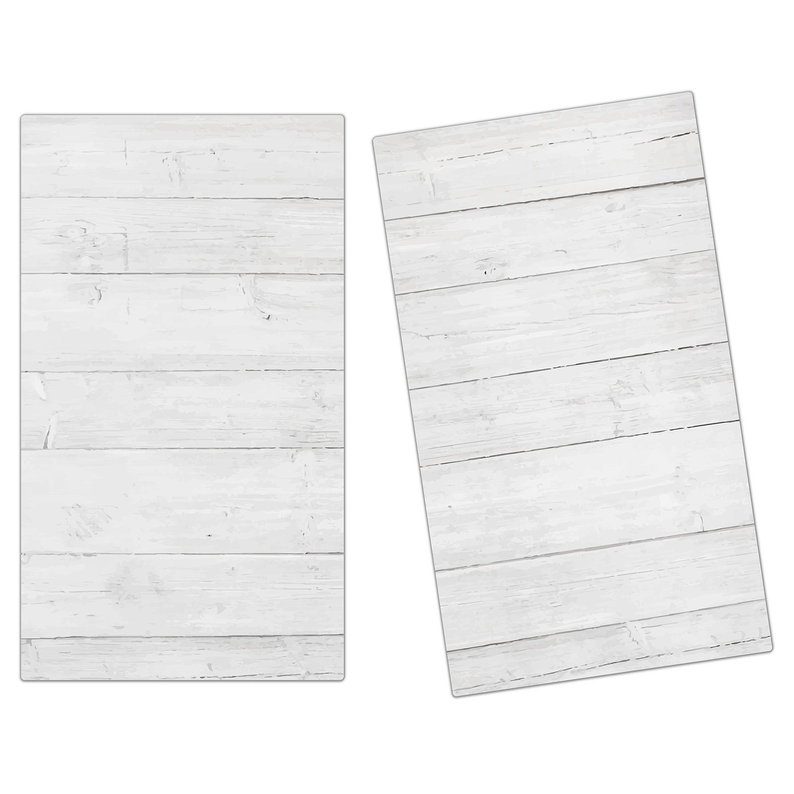 Herd-Abdeckplatte Herdabdeckplatte Spritzschutz aus Glas Holzige Wandbeschaffenheit