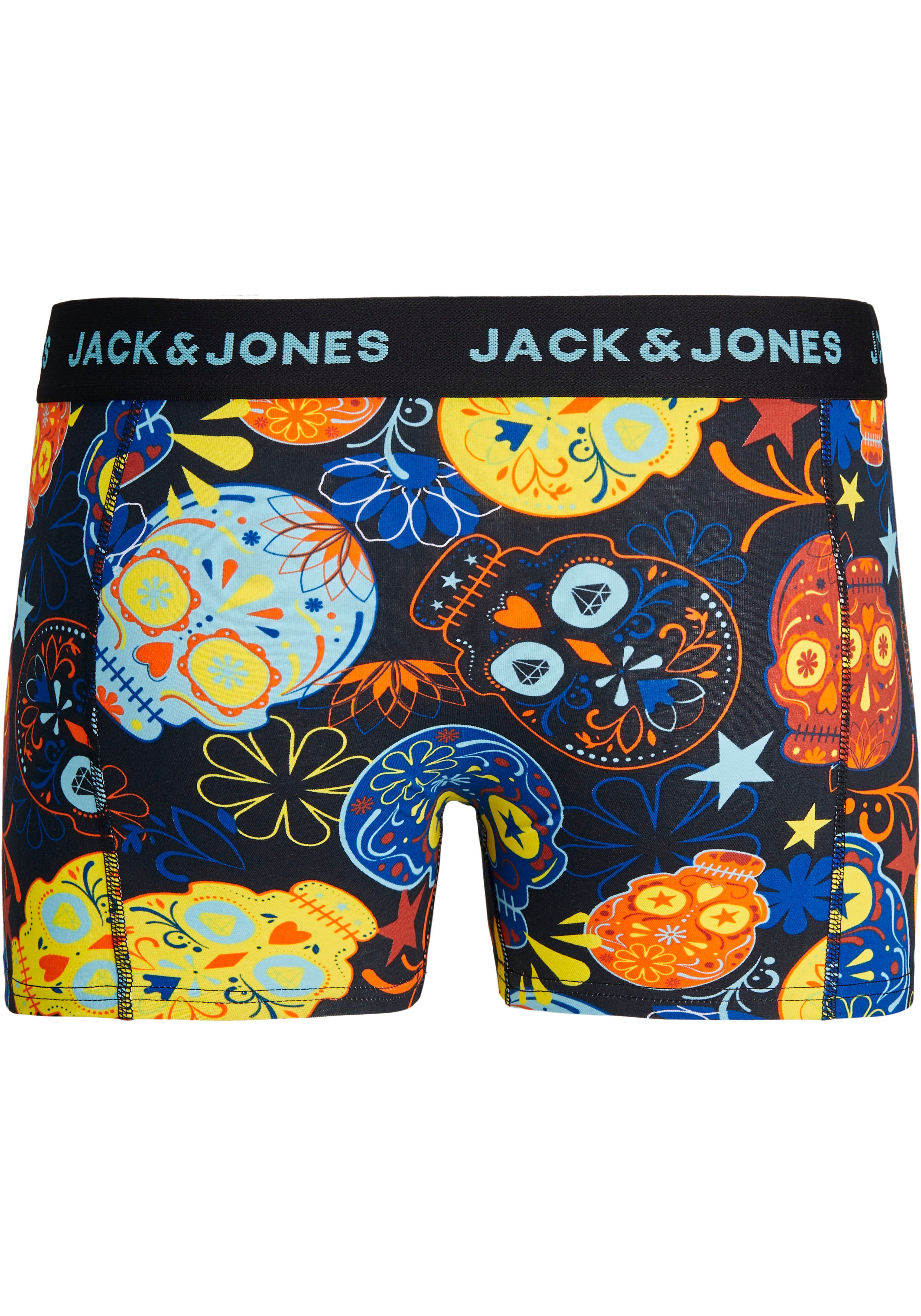 SKULL Boxershorts NOOS Jones PACK. Jack JACSUGAR (Packung, black3 TRUNKS 3-St) & 3