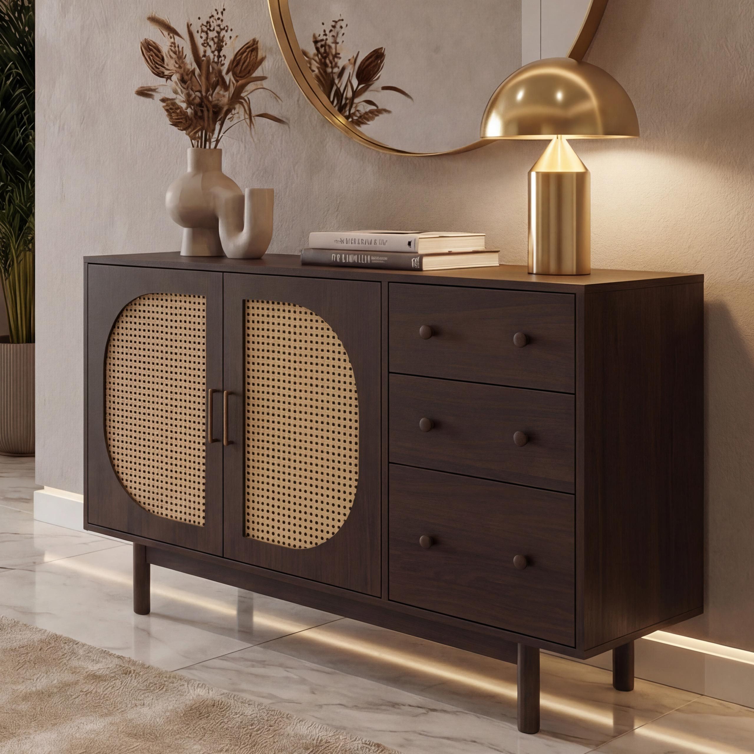 MCW Sideboard MCW-P52, Inklusive Fußbodenschoner für einen sicheren, schone günstig online kaufen