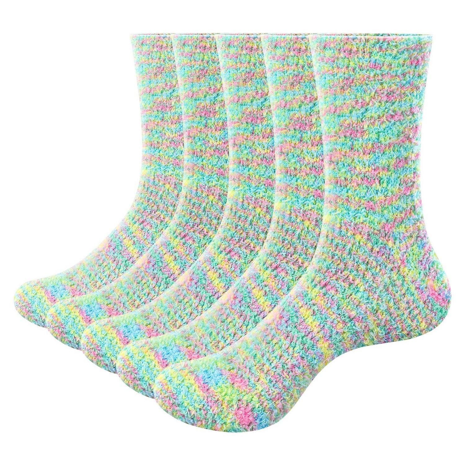 LuxusKollektion Kuschelsocken Kuschelsocken Damen 39-42 Grün