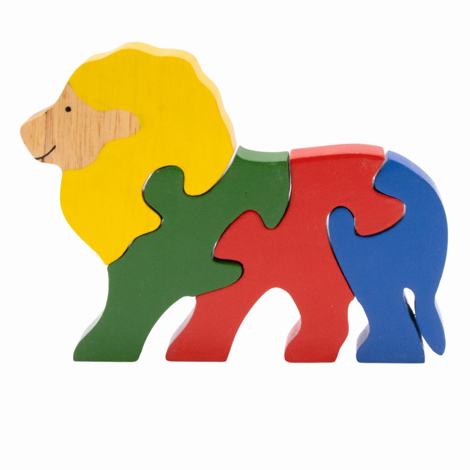 GICO Steckpuzzle Tier Holzpuzzle Löwe für Kinder - 3933, Puzzleteile günstig online kaufen