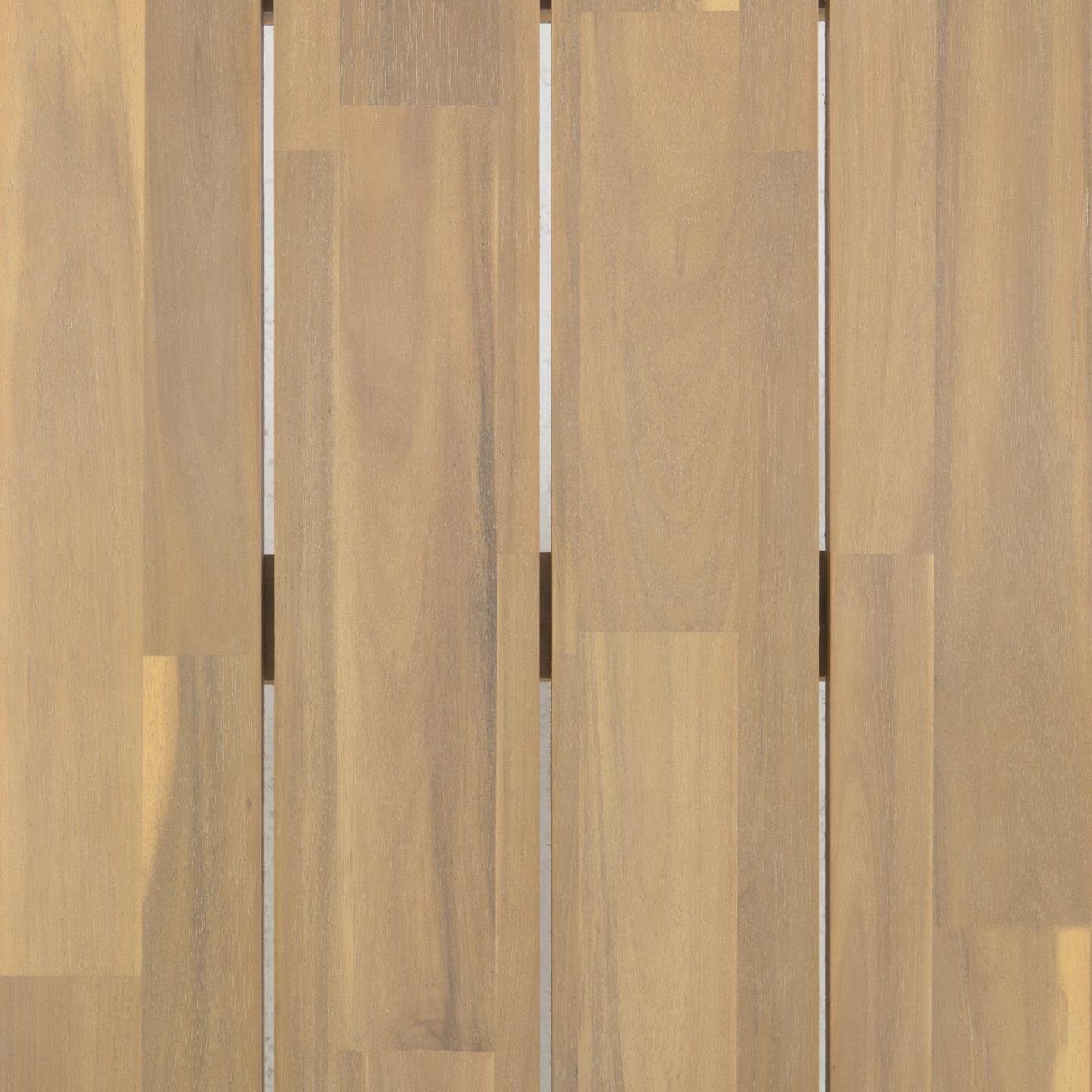 Natur24 Beistelltisch Couchtisch Cailin Akazienholz Stahl x 100 x 40 60 Wohnzimmer und cm