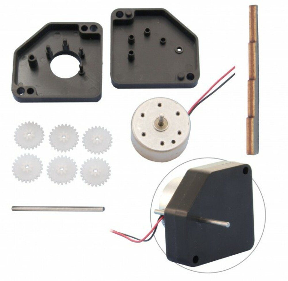 SOL-EXPERT group Modellbausatz Universalgetriebe Bausatz G243 mit Motor