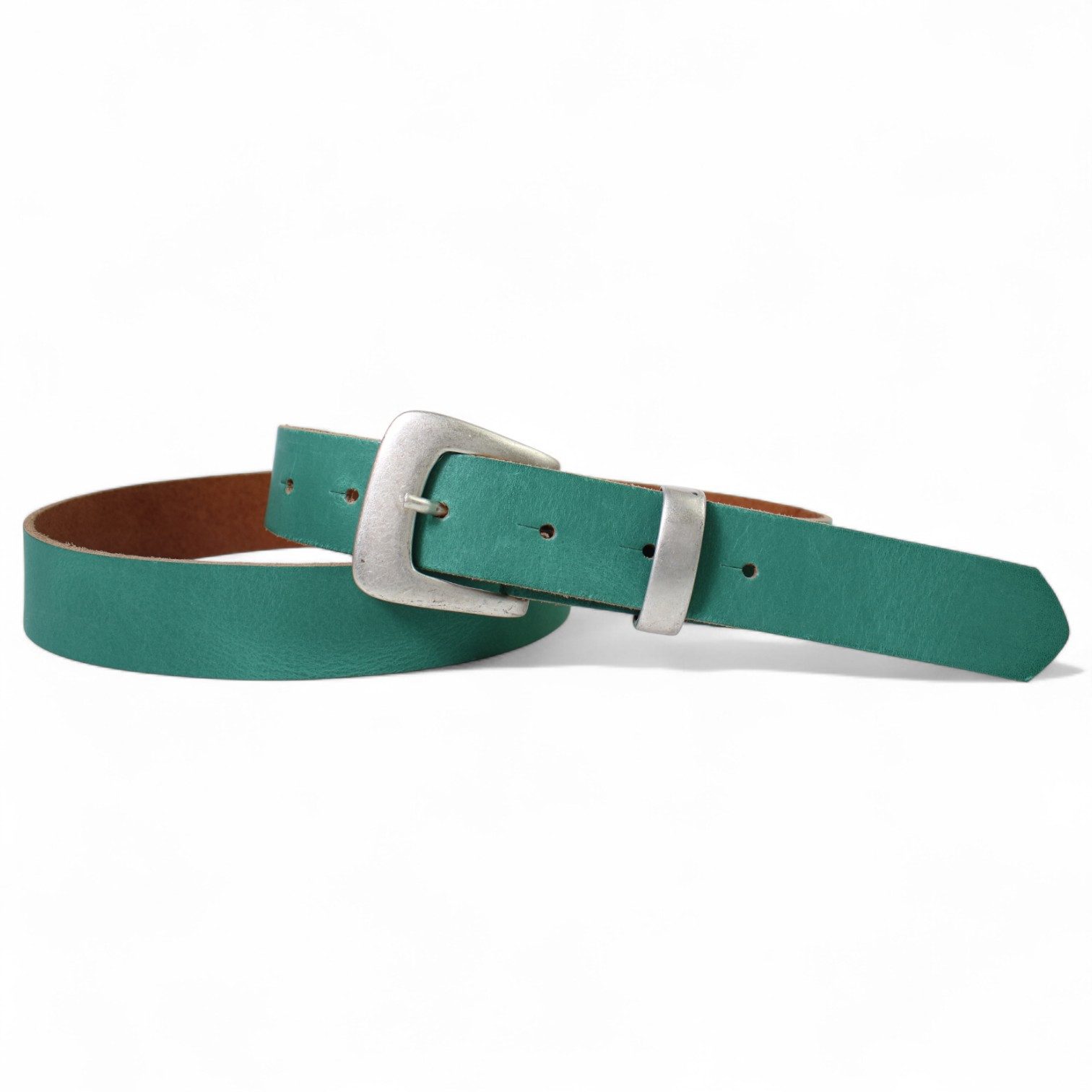 Taillengürtel Damen Rindleder schmal