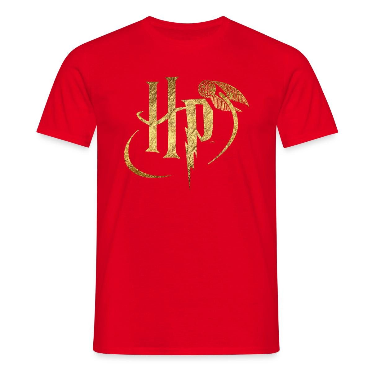Spreadshirt T-Shirt Harry Potter HP Logo Männer T-Shirt (1-tlg)