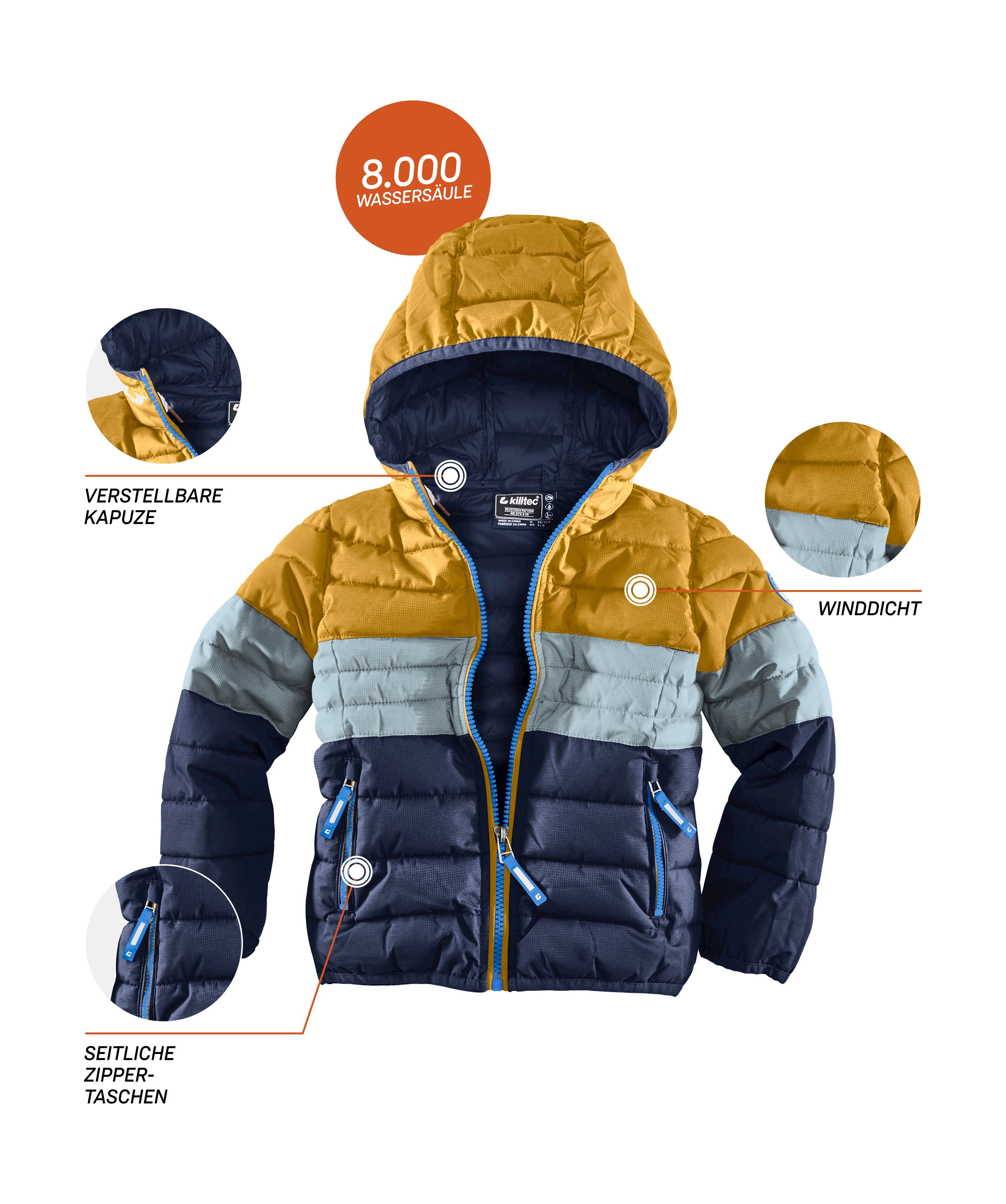 Killtec gelb Mini Hipsy Steppjacke