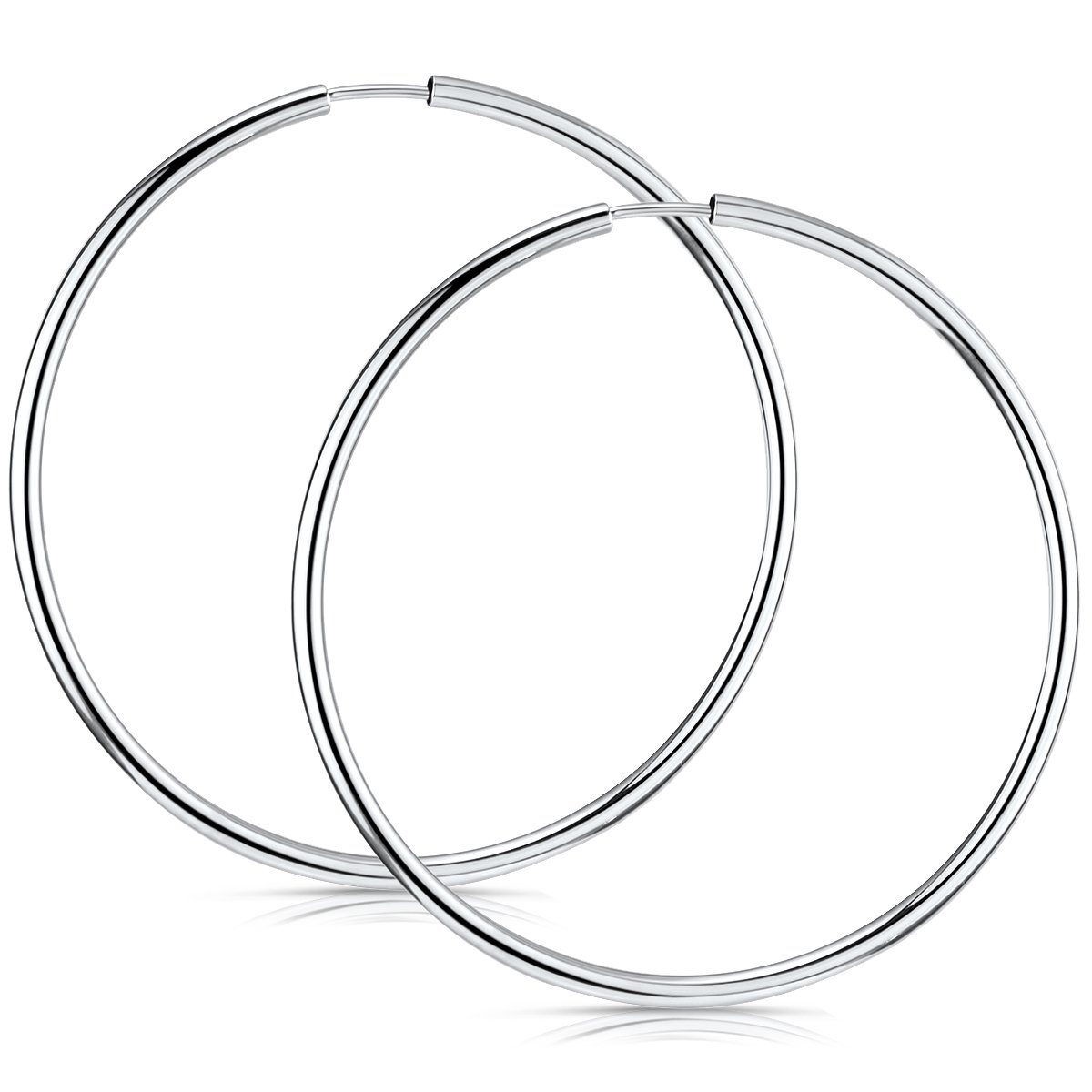 Materia Paar Creolen Ohrringe Damem Silber günstig online kaufen