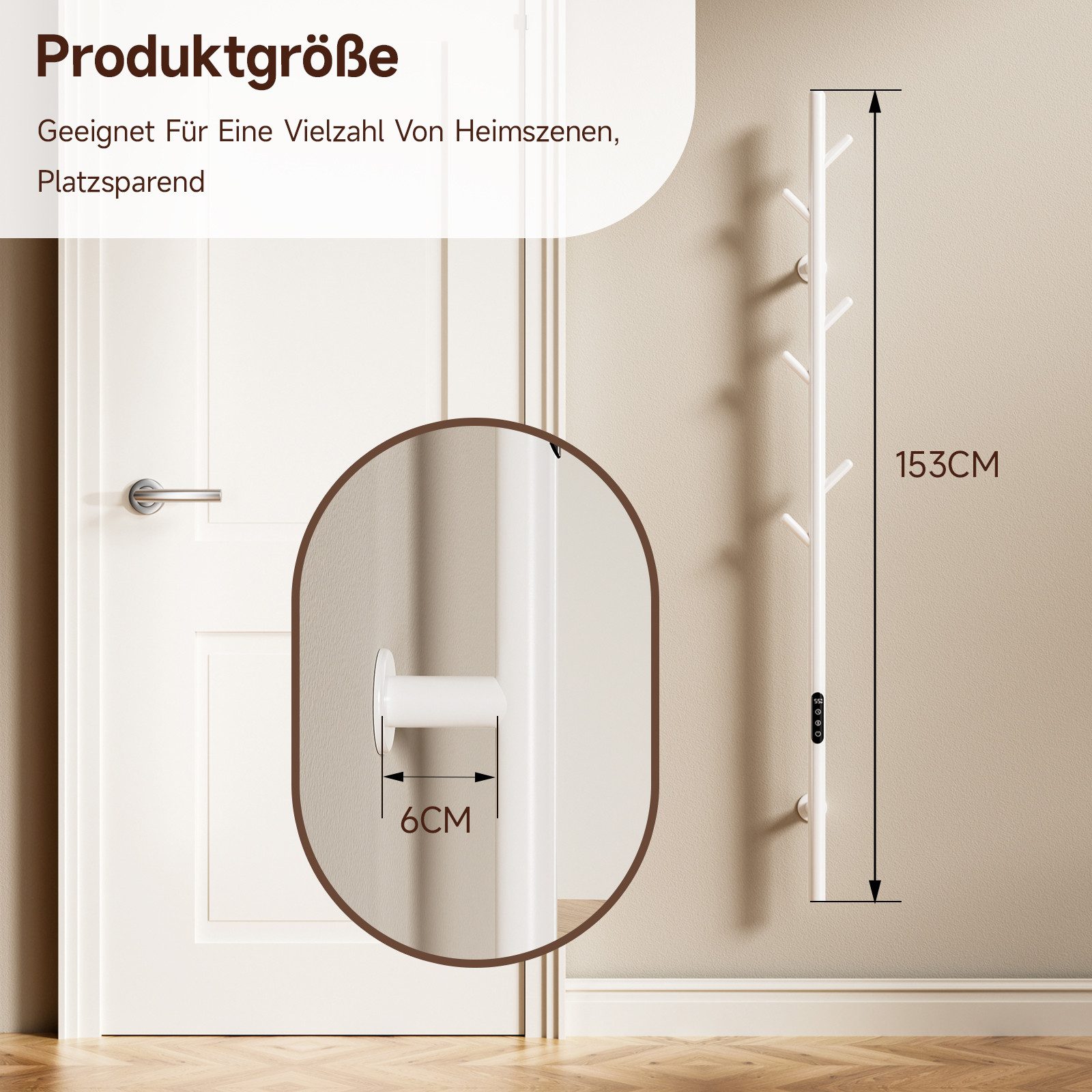 Oihpaw Elektrischer Badheizkörper 1530 x 32 günstig online kaufen