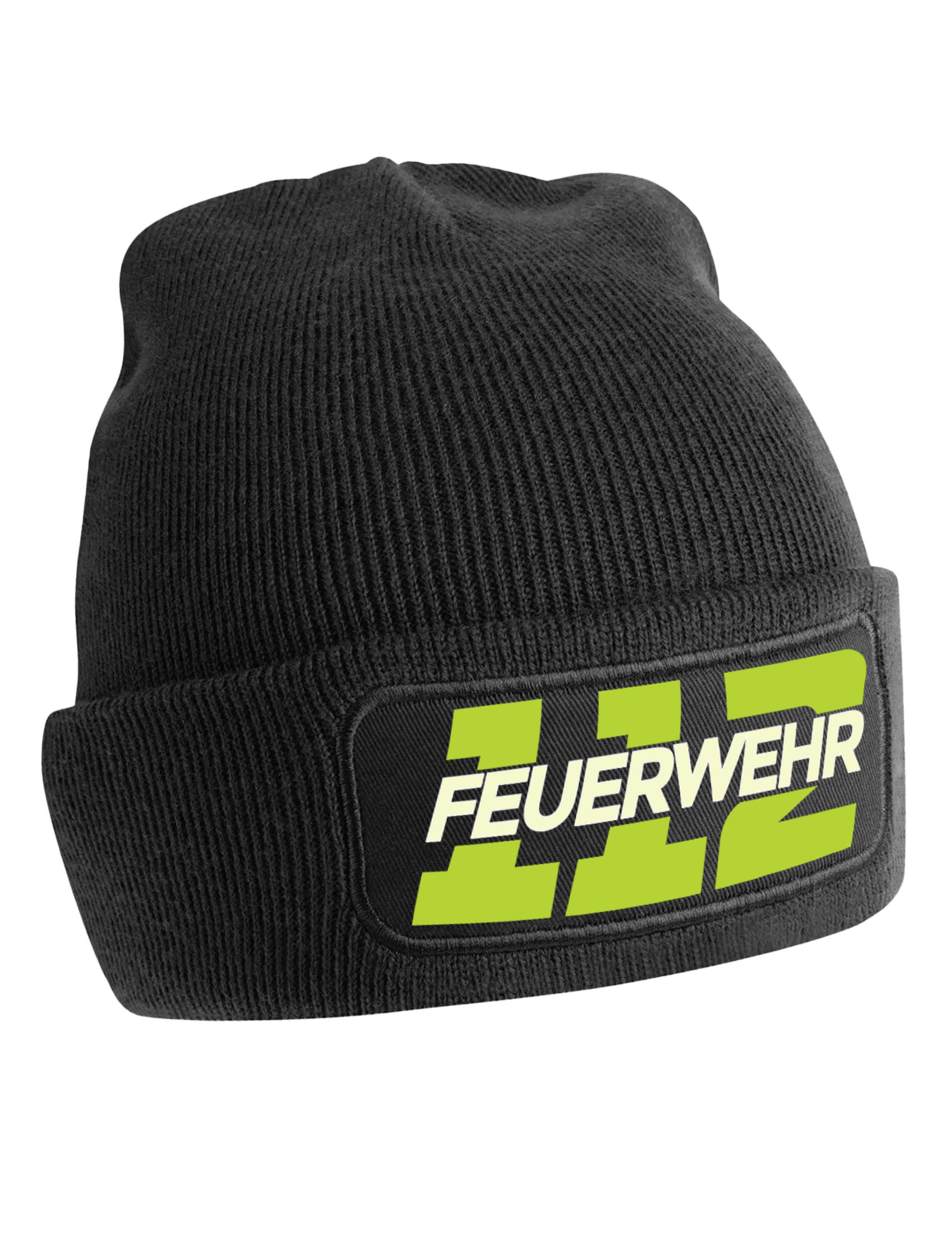 Youth Designz Beanie 112 Feuerwehr unisex Beanie Müzte mit trendigem Motiv günstig online kaufen