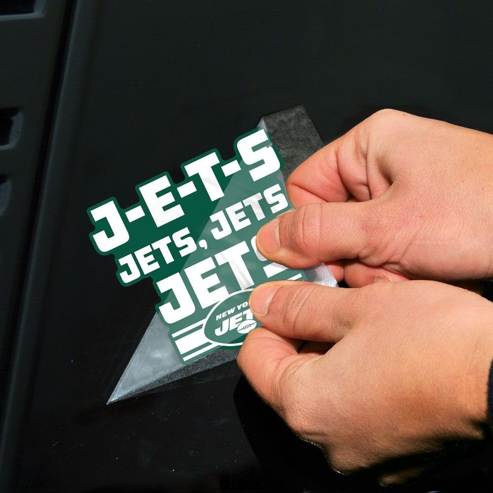 Wanddekoobjekt NFL Cut New Aufkleber Slogan WinCraft Teams Jets Perfect 10x10cm York