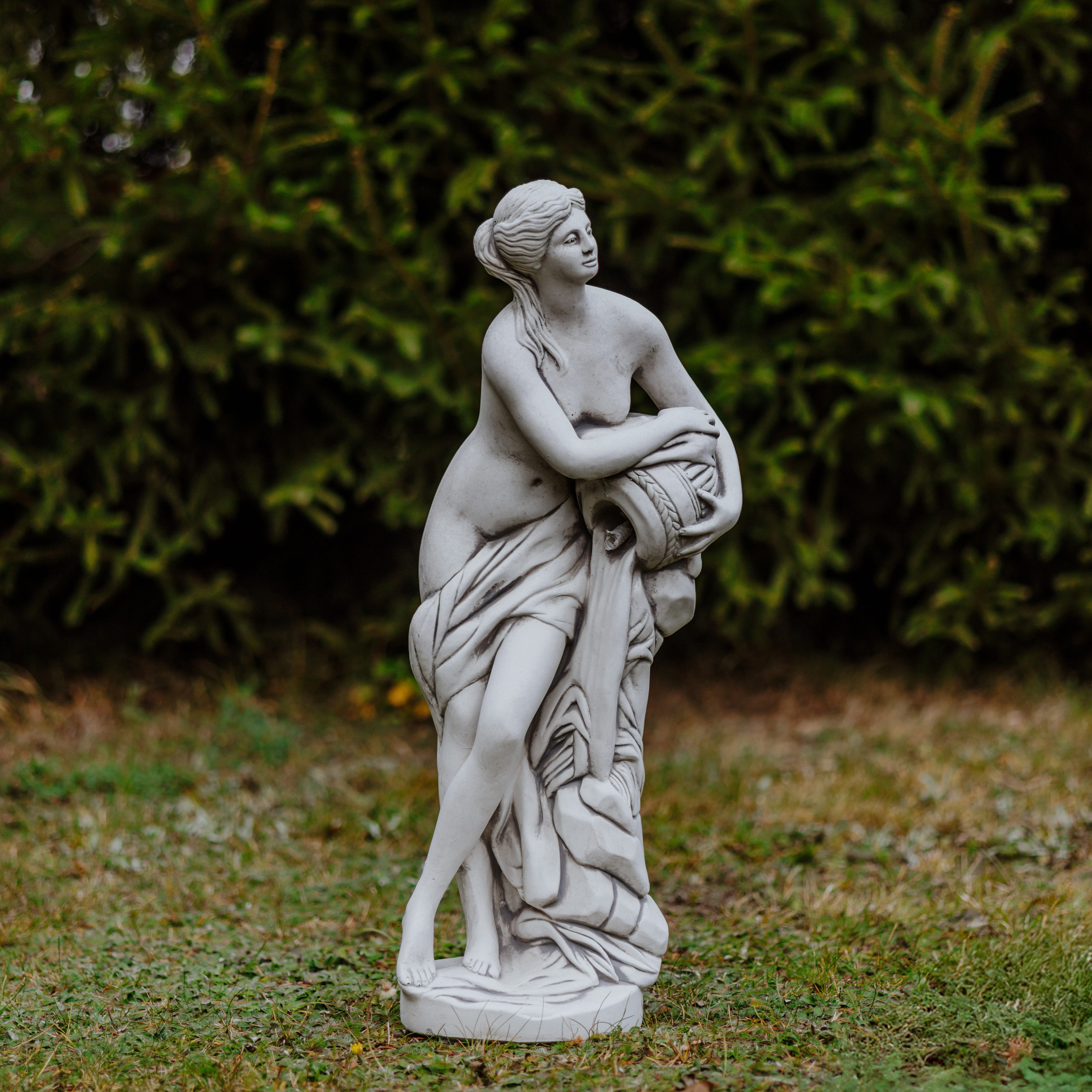 gartendekoparadies.de Gartenfigur Statue der Venus mit Wasserlauf, Steinfigur, H. 78 cm, 28 kg, Frostsicher