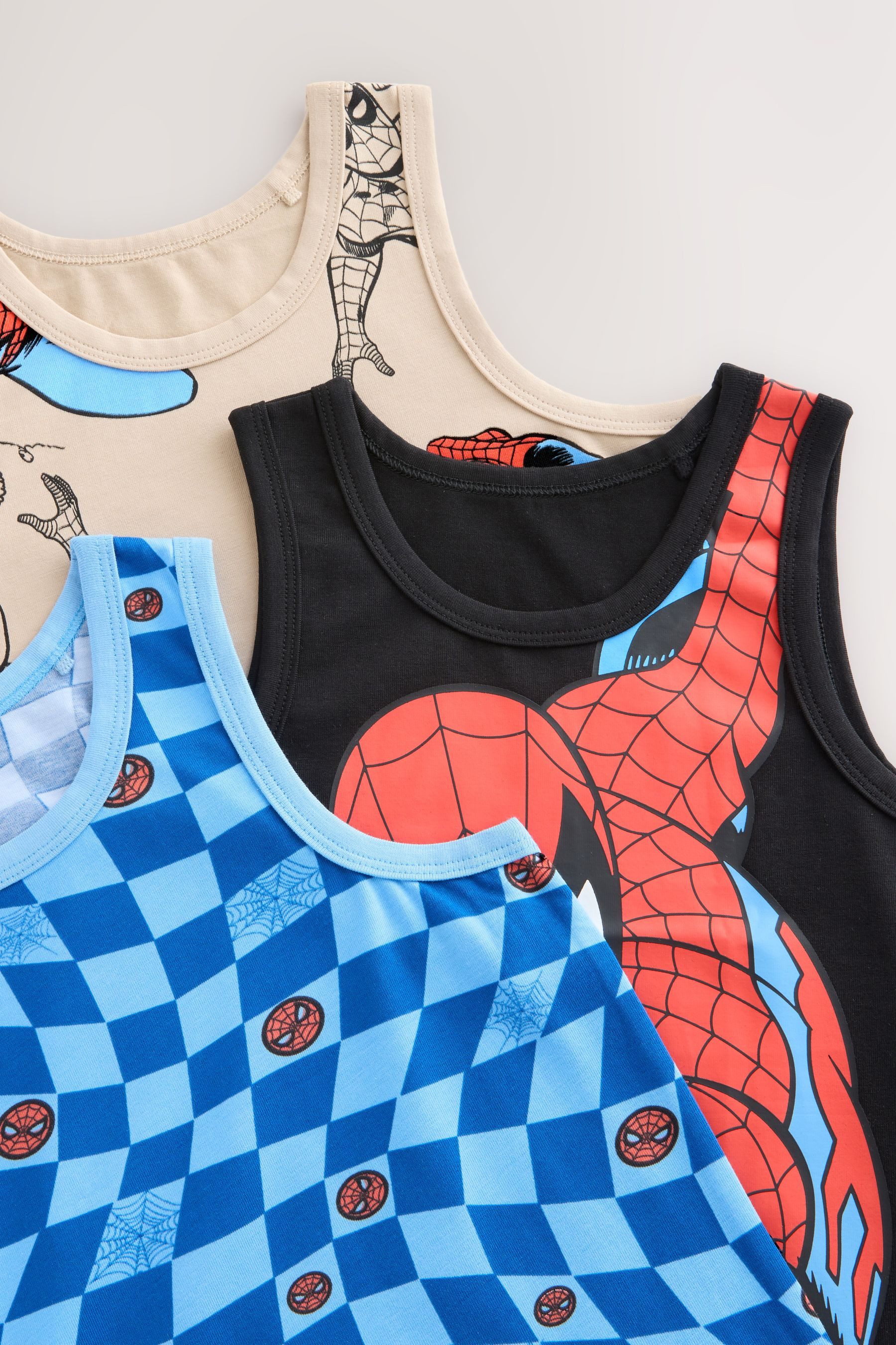 Next Trägertop Spiderman Trägerhemden, 3er-Pack (3-tlg)