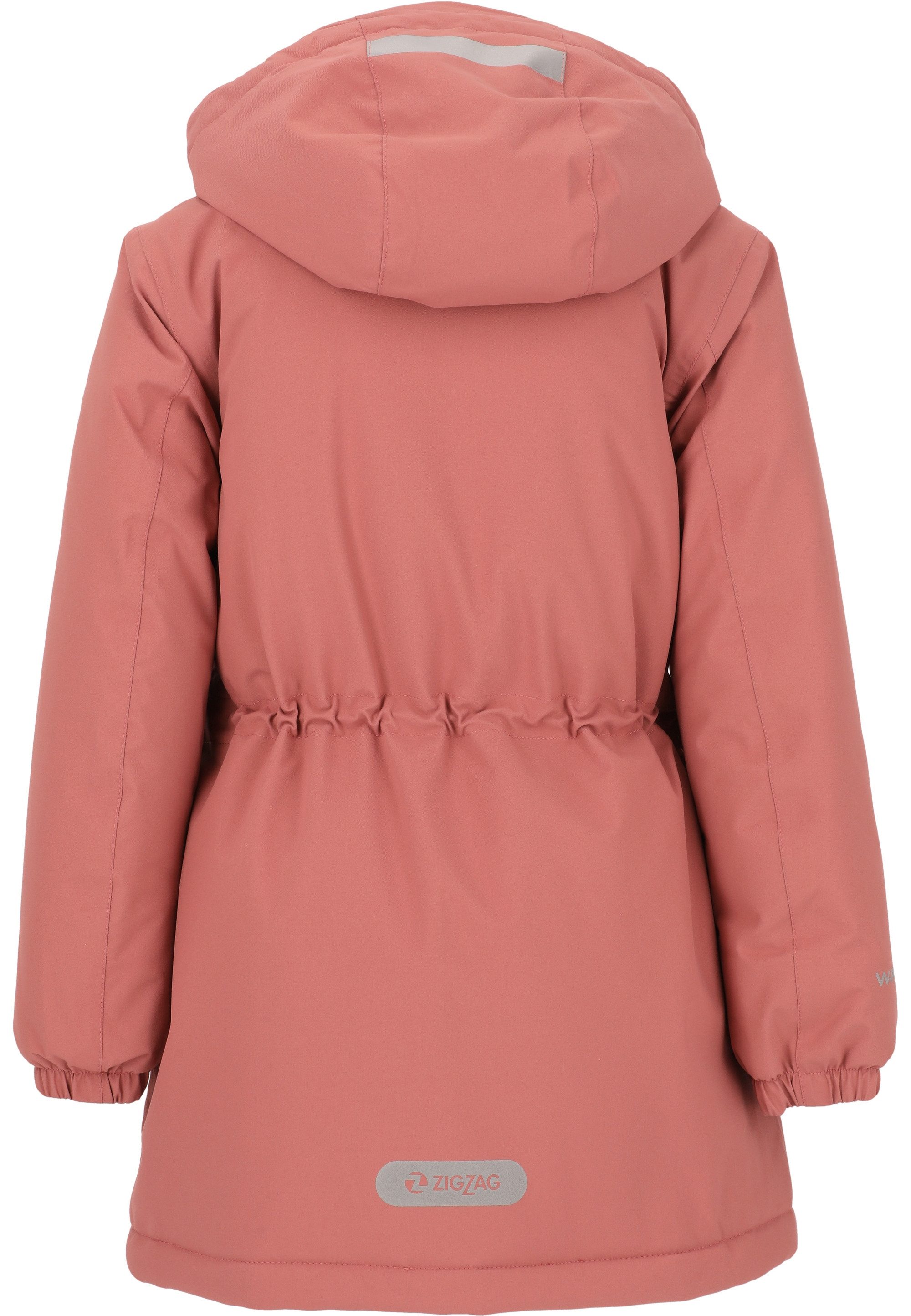 ZIGZAG Parka Rosalina mit zuverlässigem Wetterschutz und Reflektoren