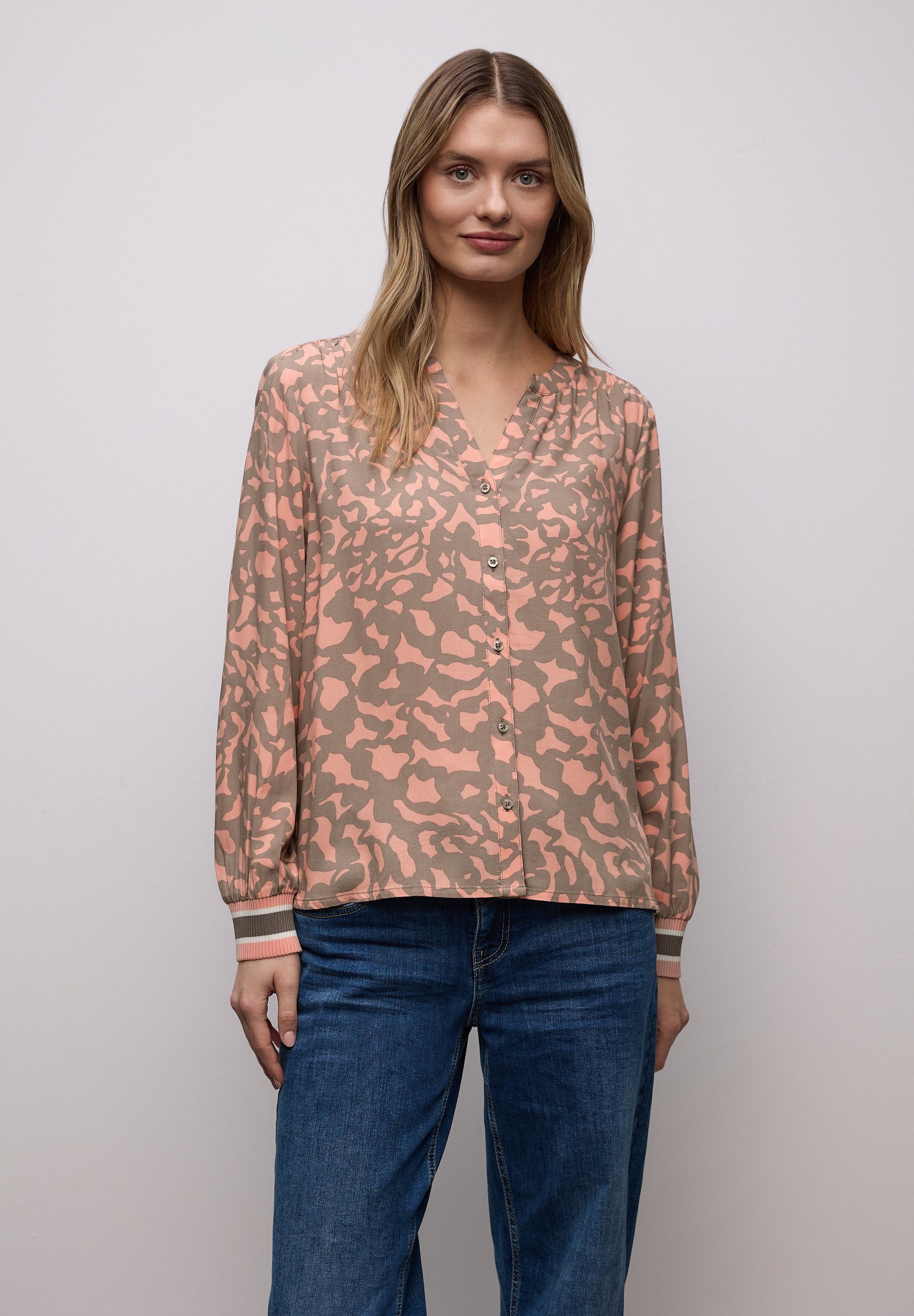 STREET ONE Langarmbluse aus softer Viskose günstig online kaufen