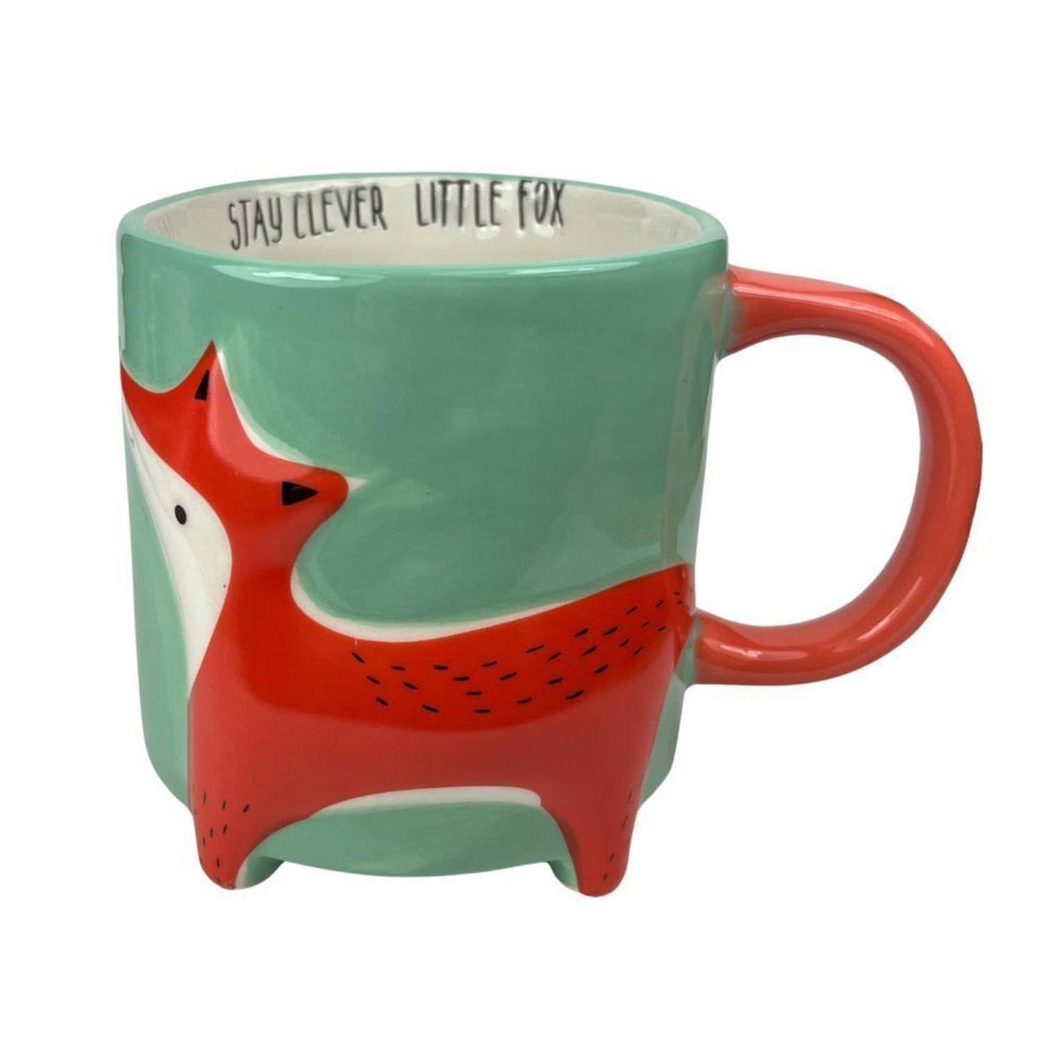 Winkee Tasse Schlauer Fuchs Kaffeebecher mit Spruch